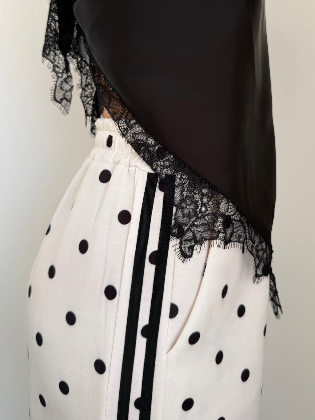Pantalon jogging à pois