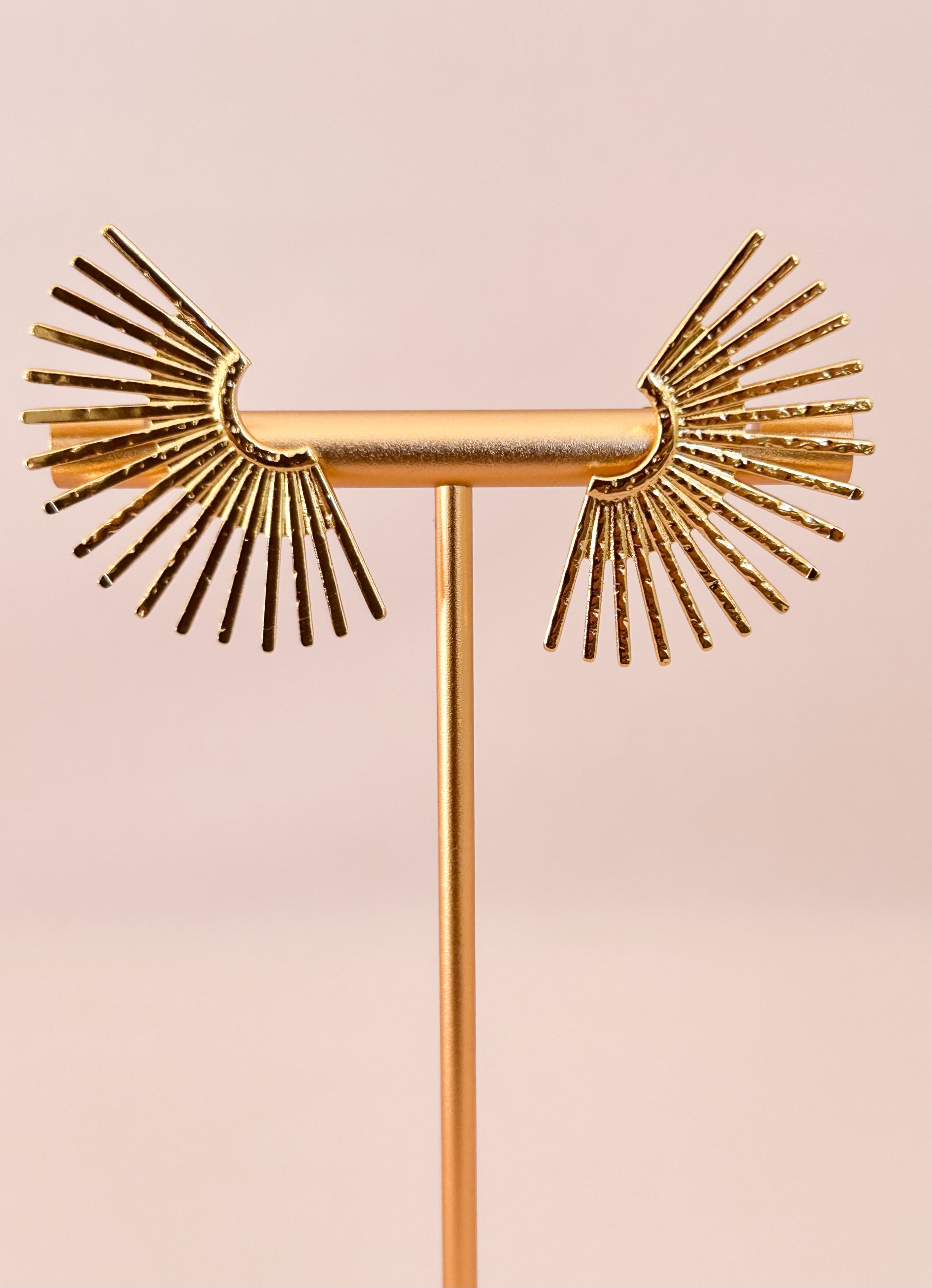 Boucles d'oreilles soleil