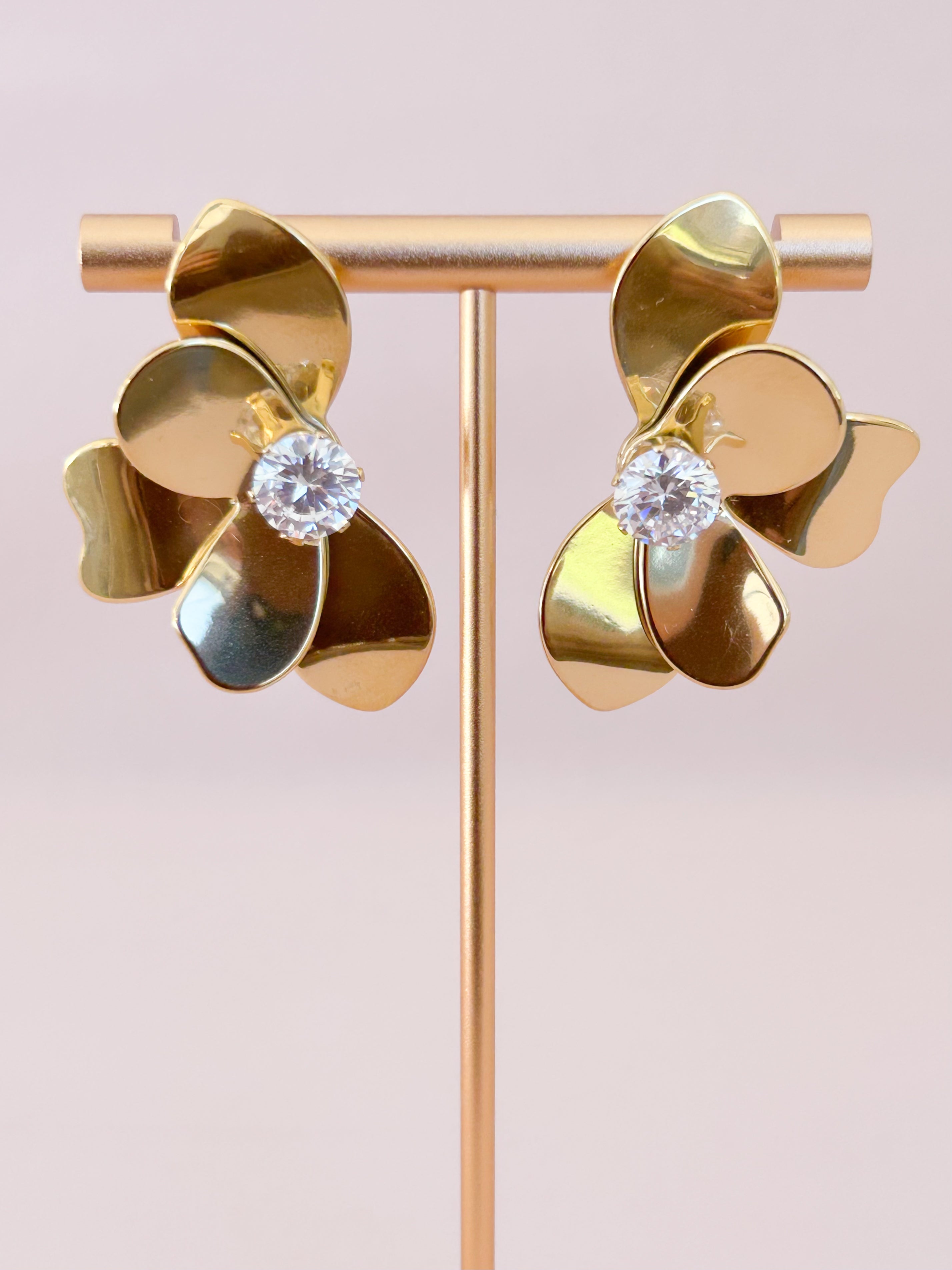 Boucles d'oreilles fleur