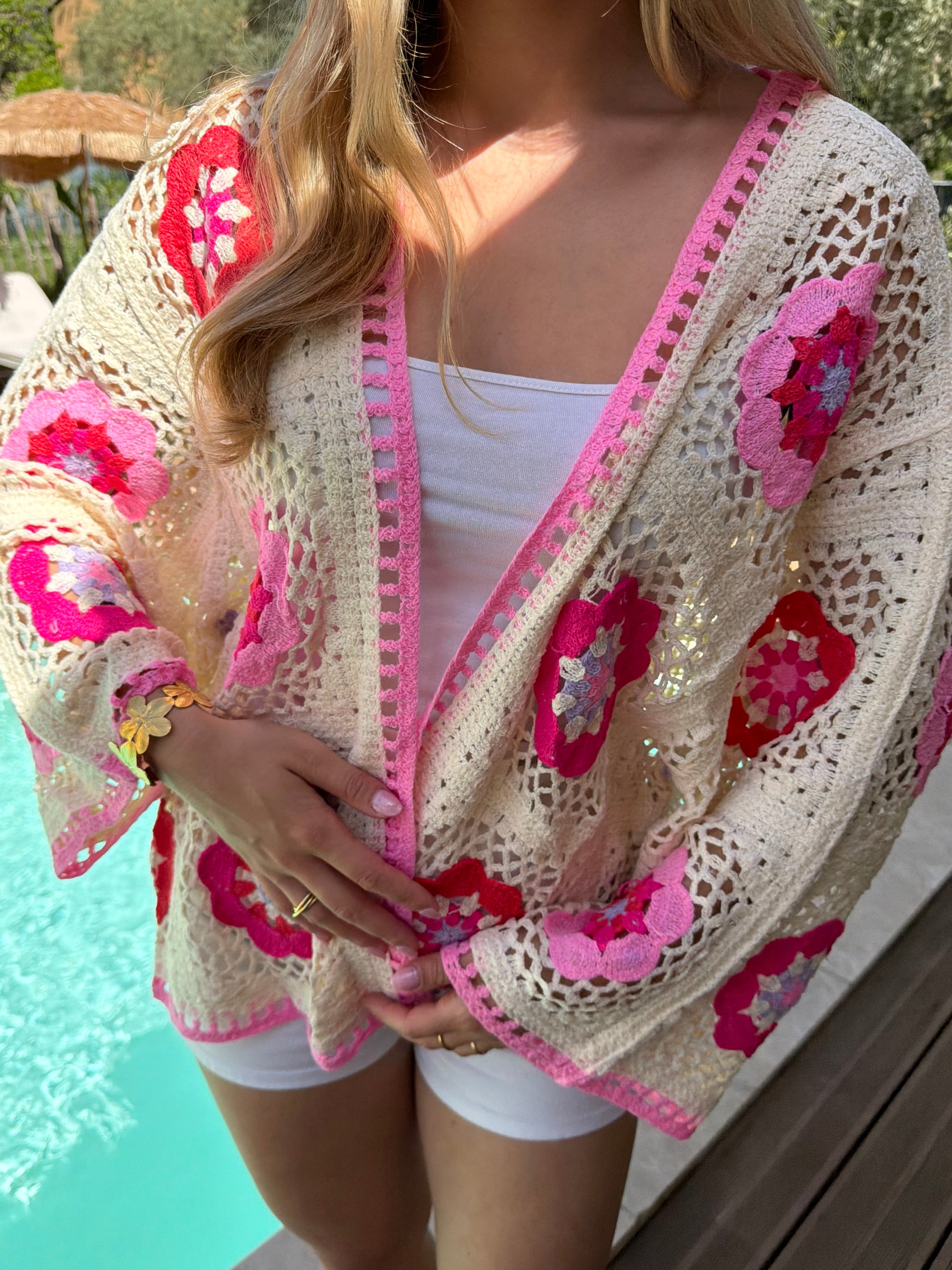 Gilet en crochet BLOOMIA🌸