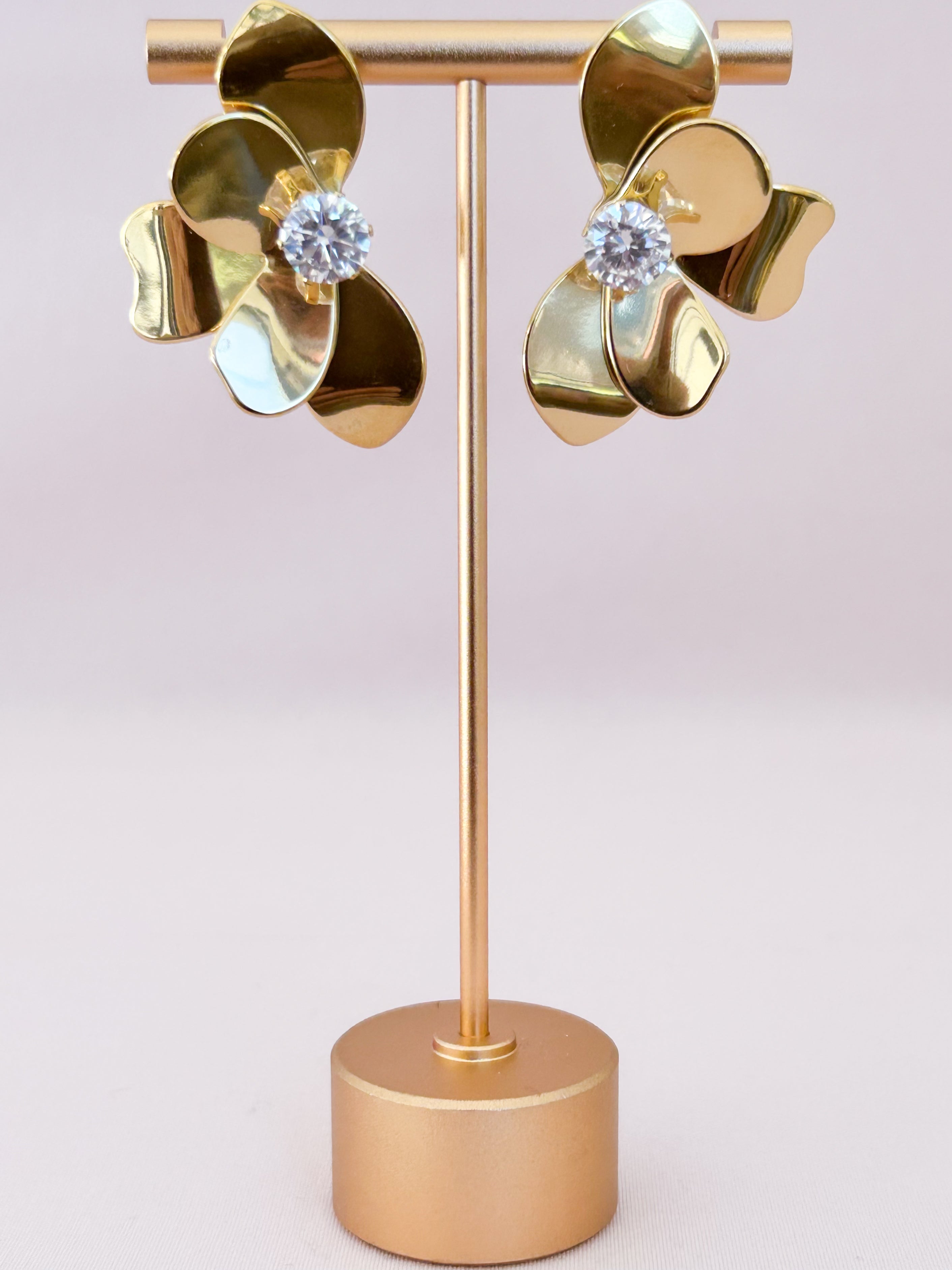 Boucles d'oreilles fleur