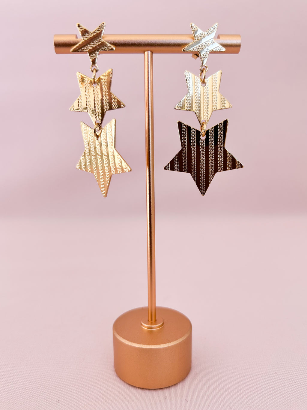 Boucles d'oreilles étoiles