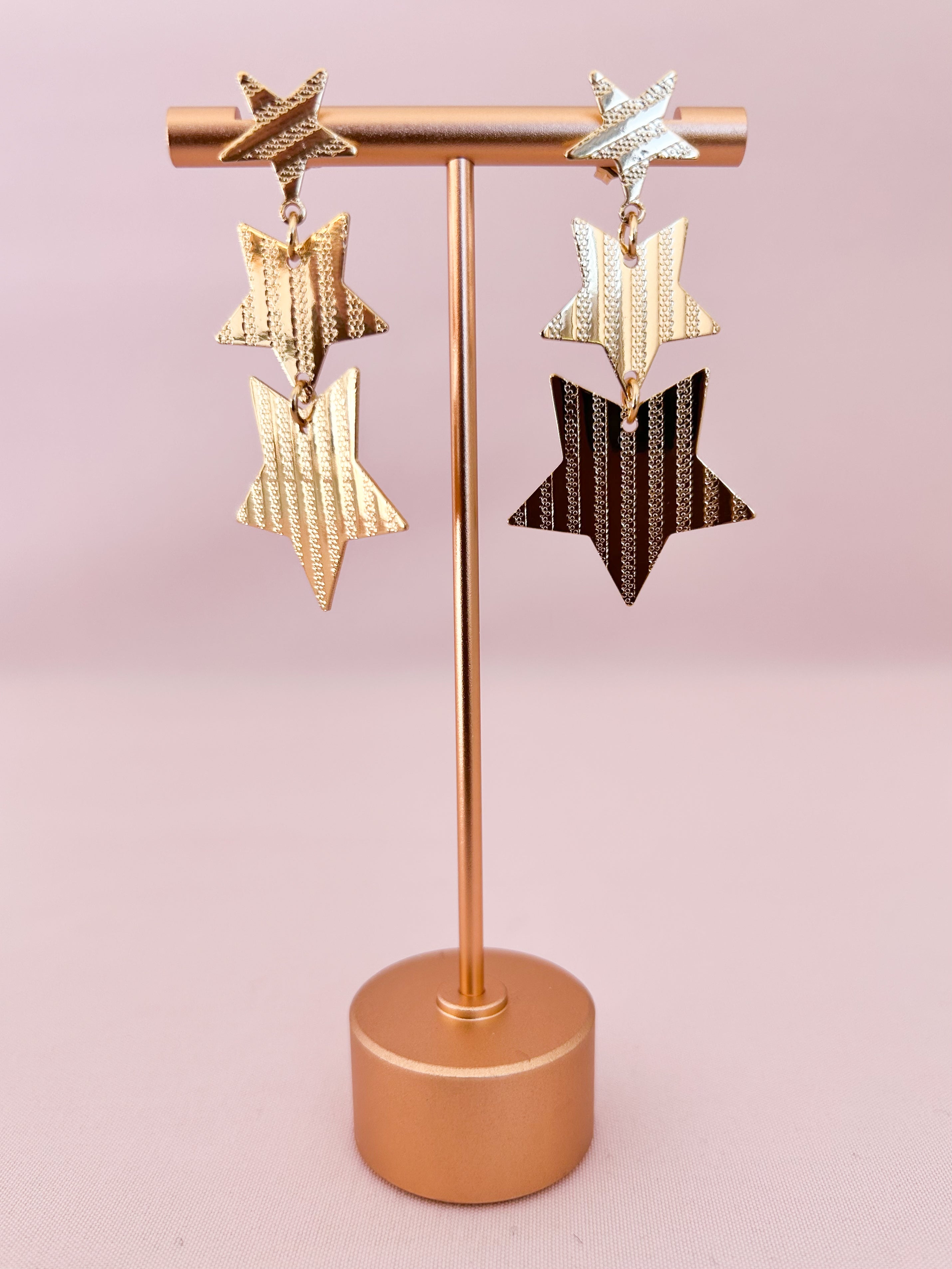 Boucles d'oreilles étoiles