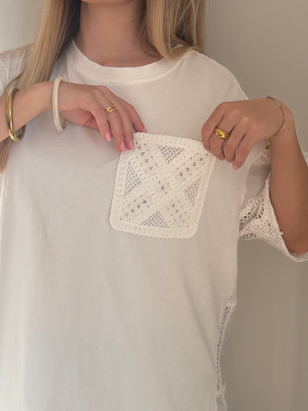 T-shirt dentelle LYANA