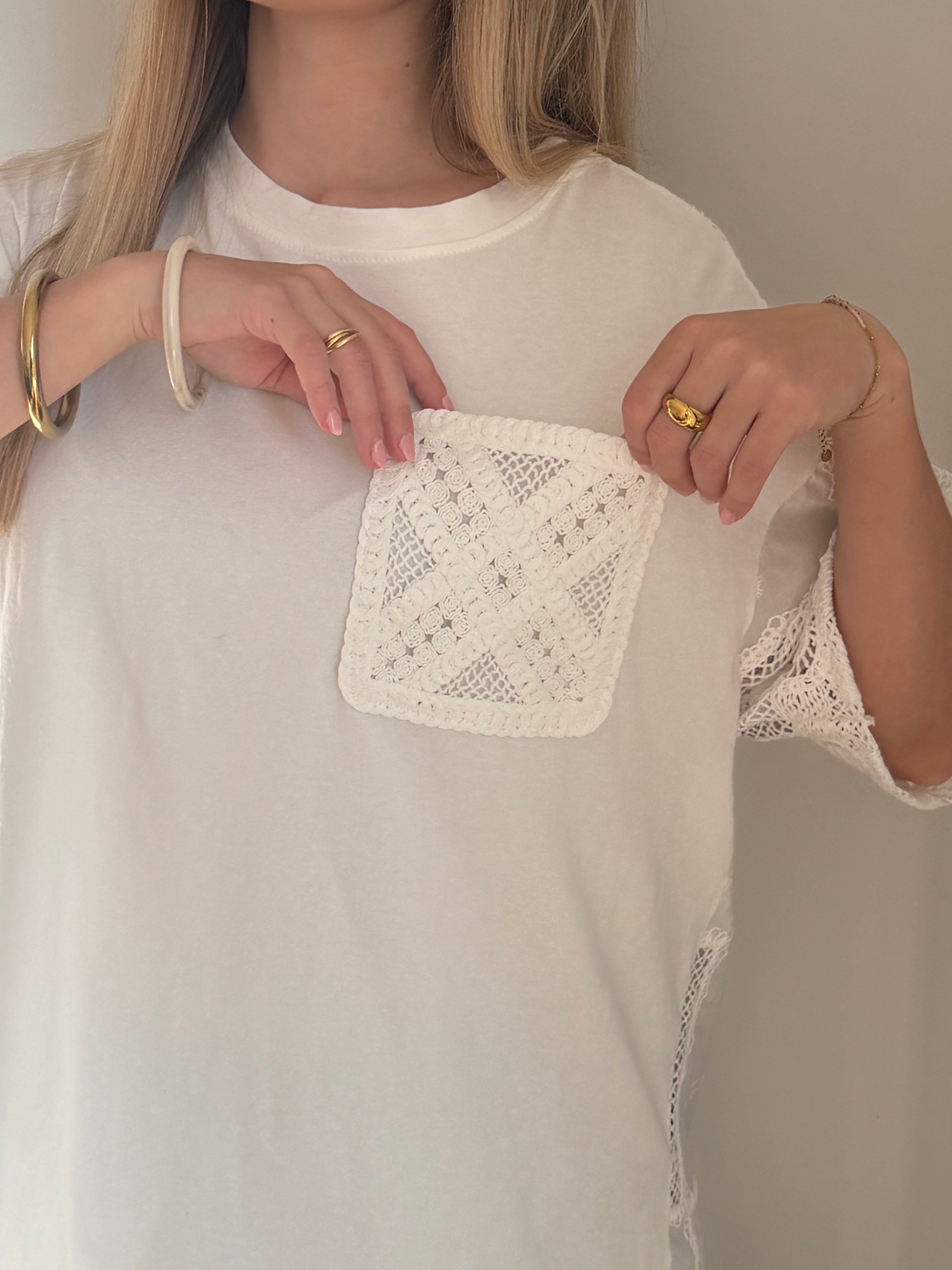 T-shirt dentelle LYANA