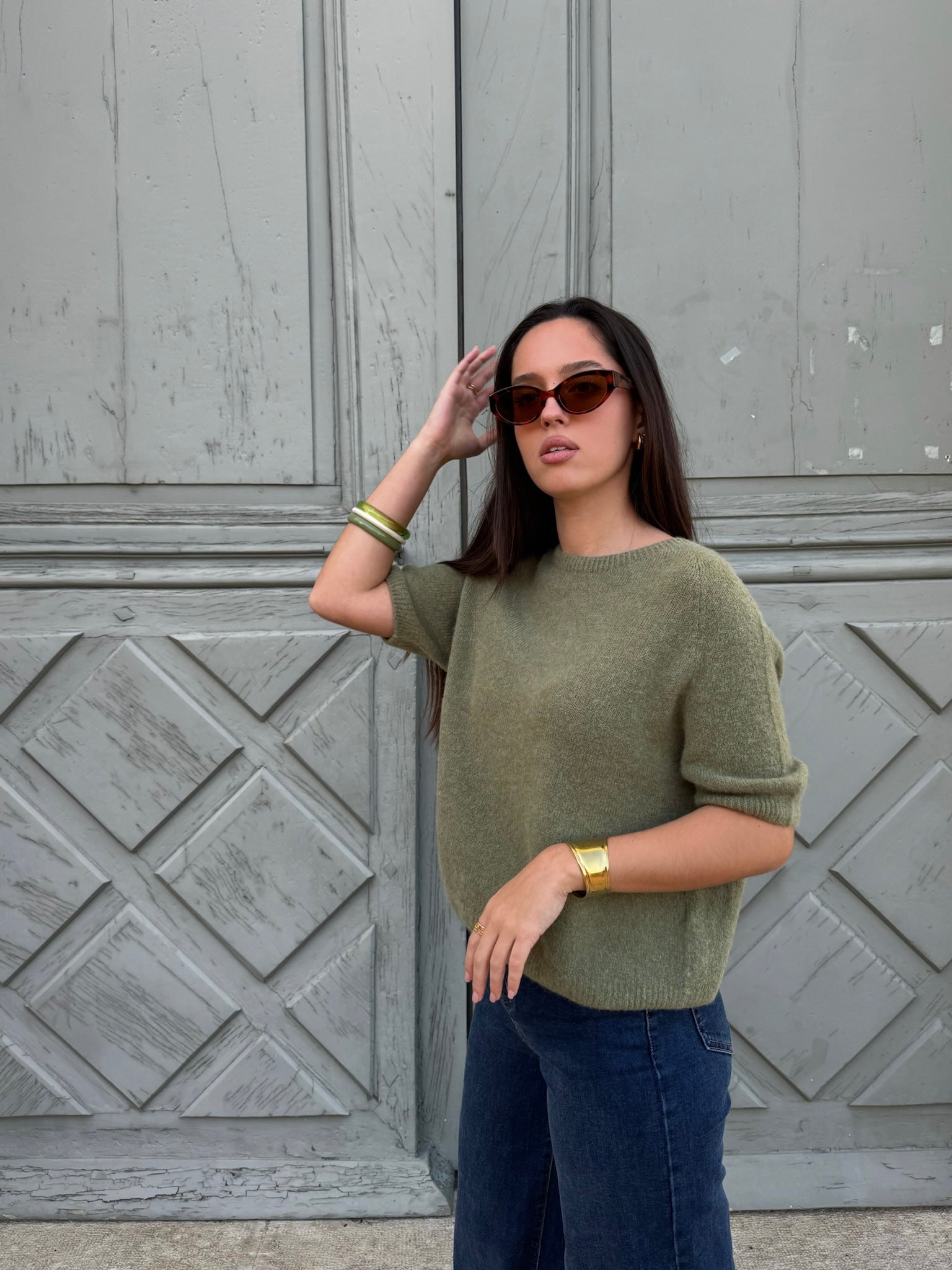 Pull manches courtes