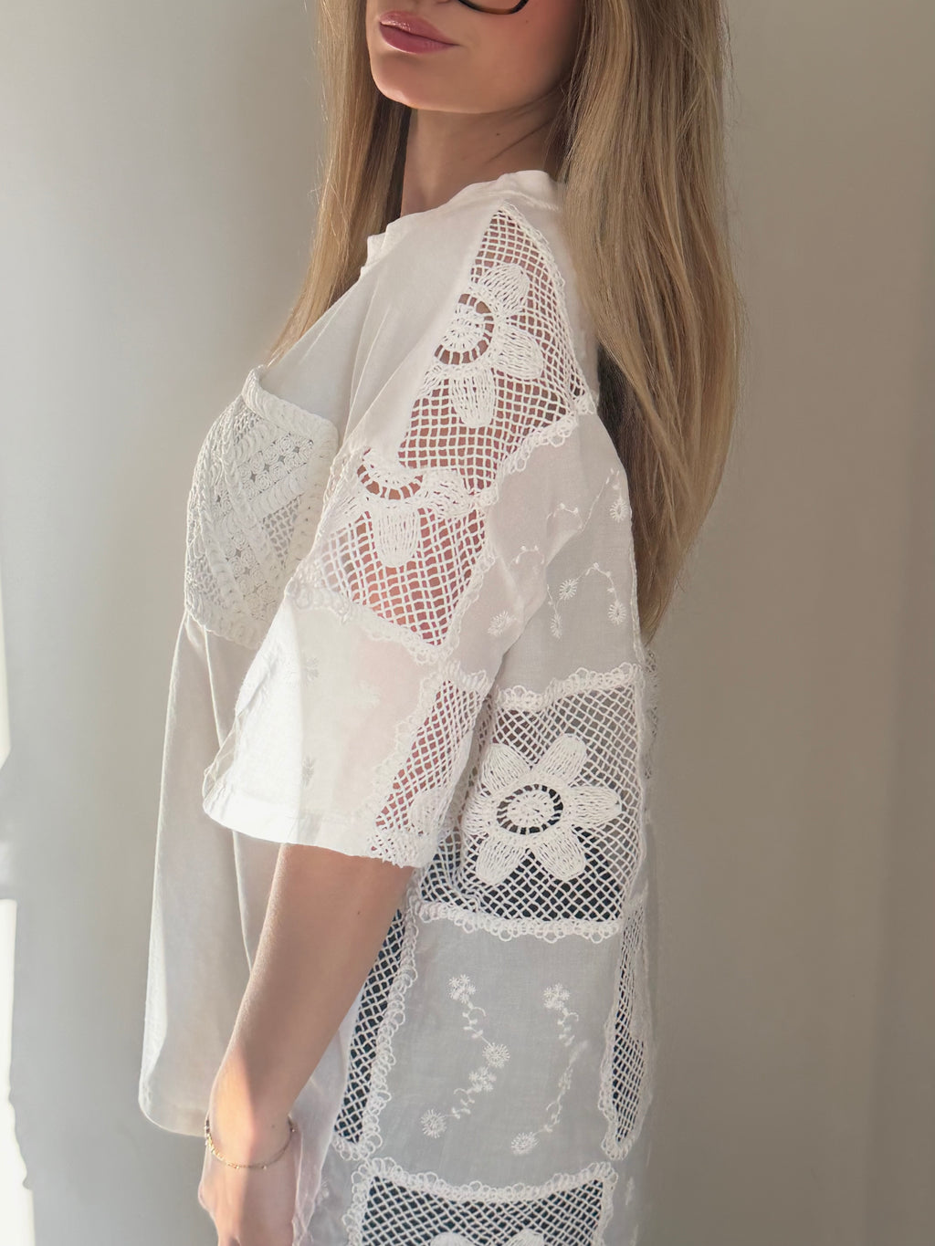 T-shirt dentelle LYANA