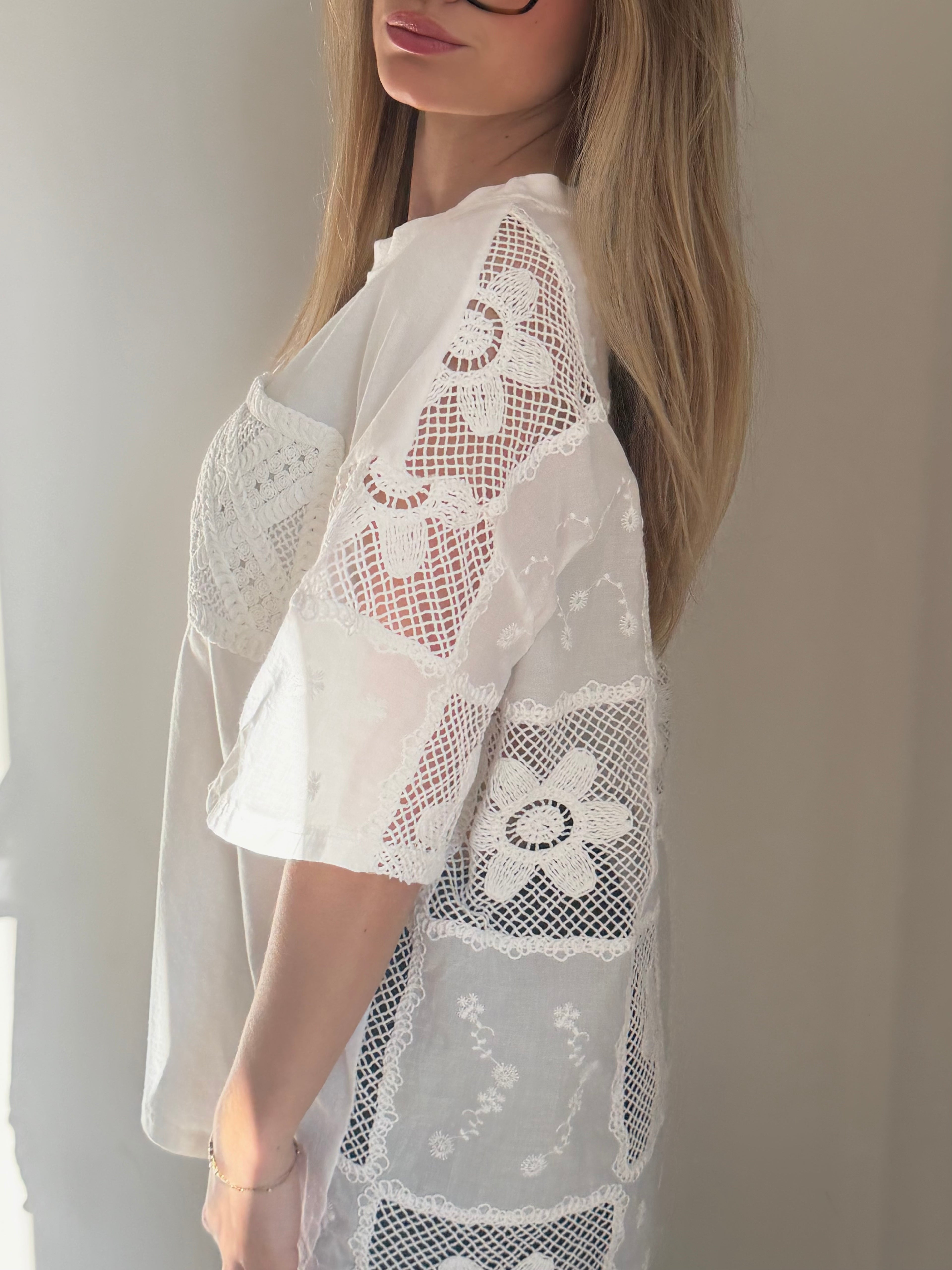 T-shirt dentelle LYANA