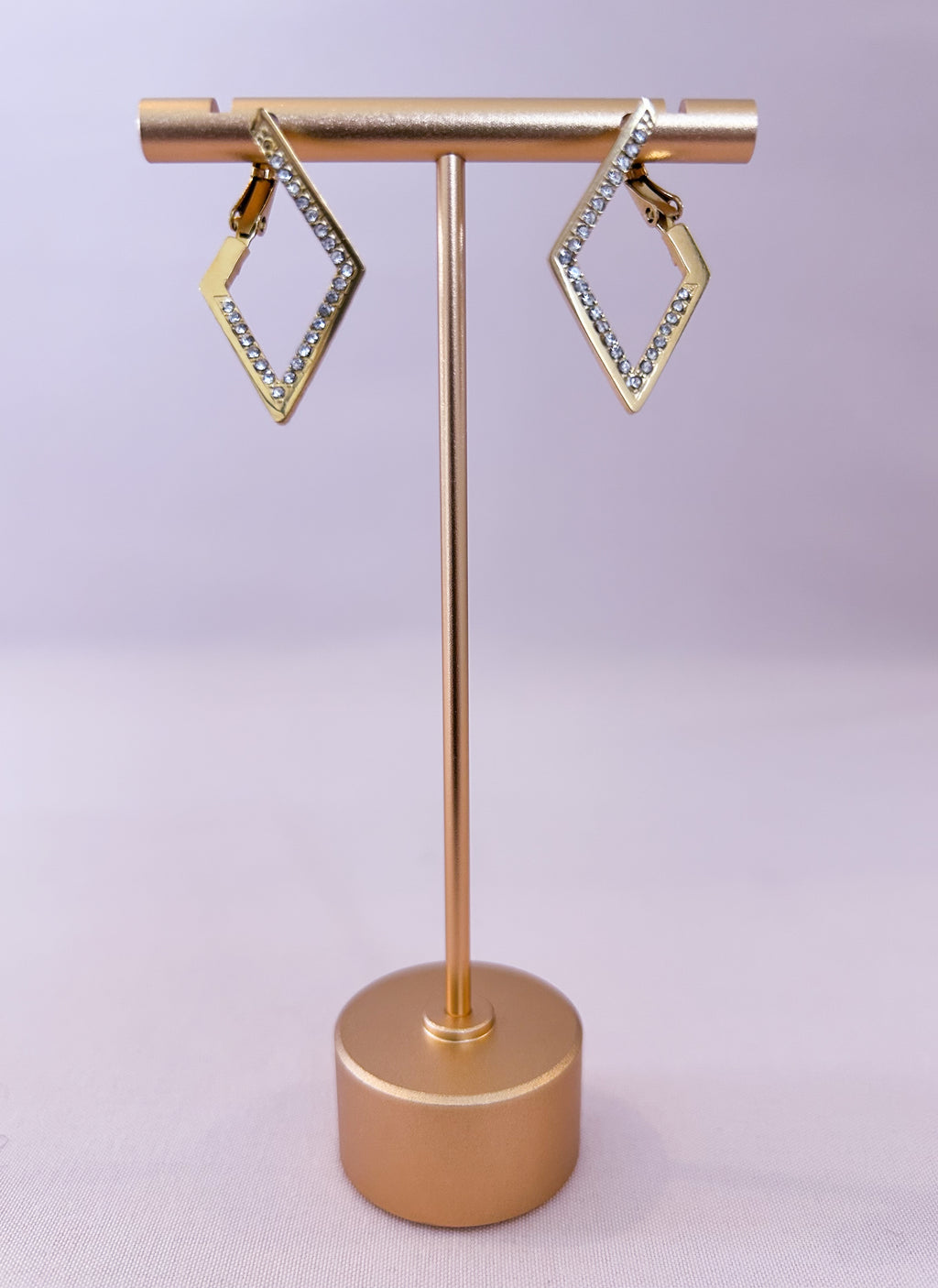 Boucles d'oreilles losange