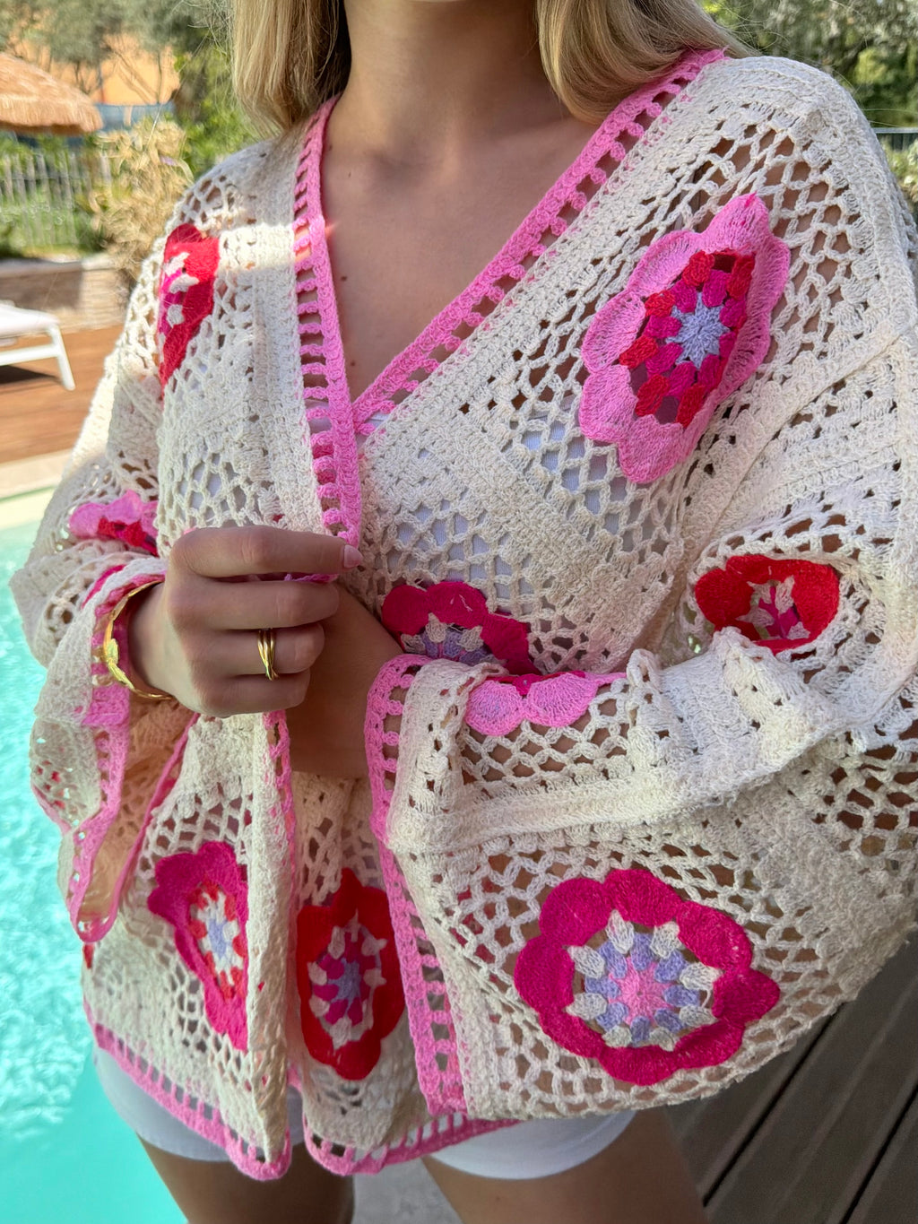 Gilet en crochet BLOOMIA🌸