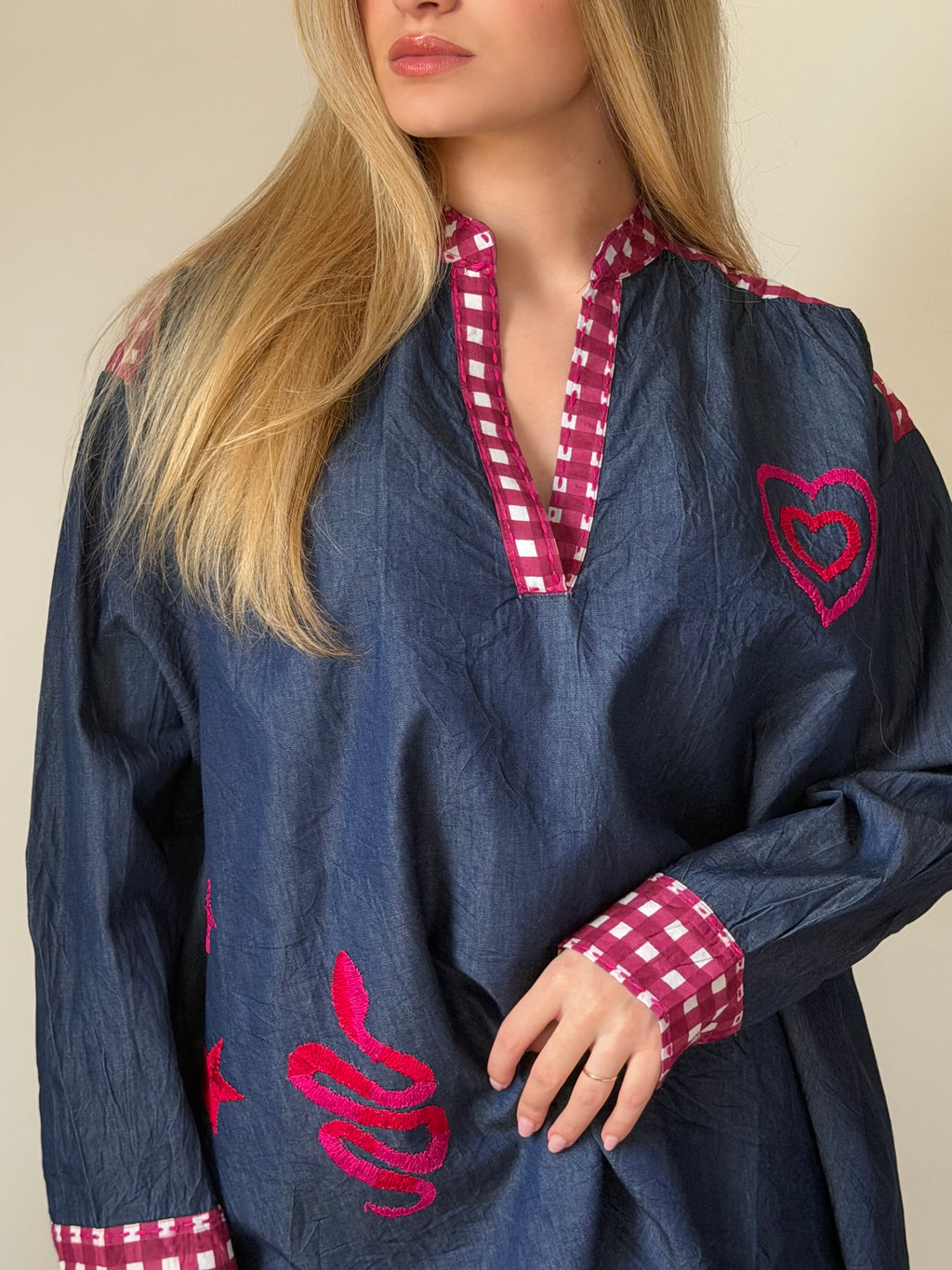 Blouse en jean CLARA