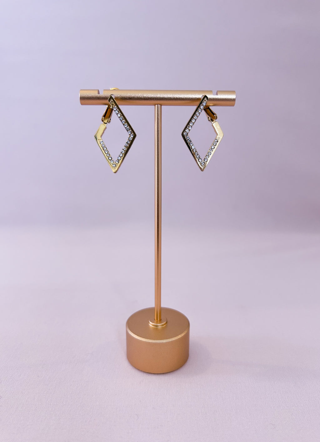 Boucles d'oreilles losange