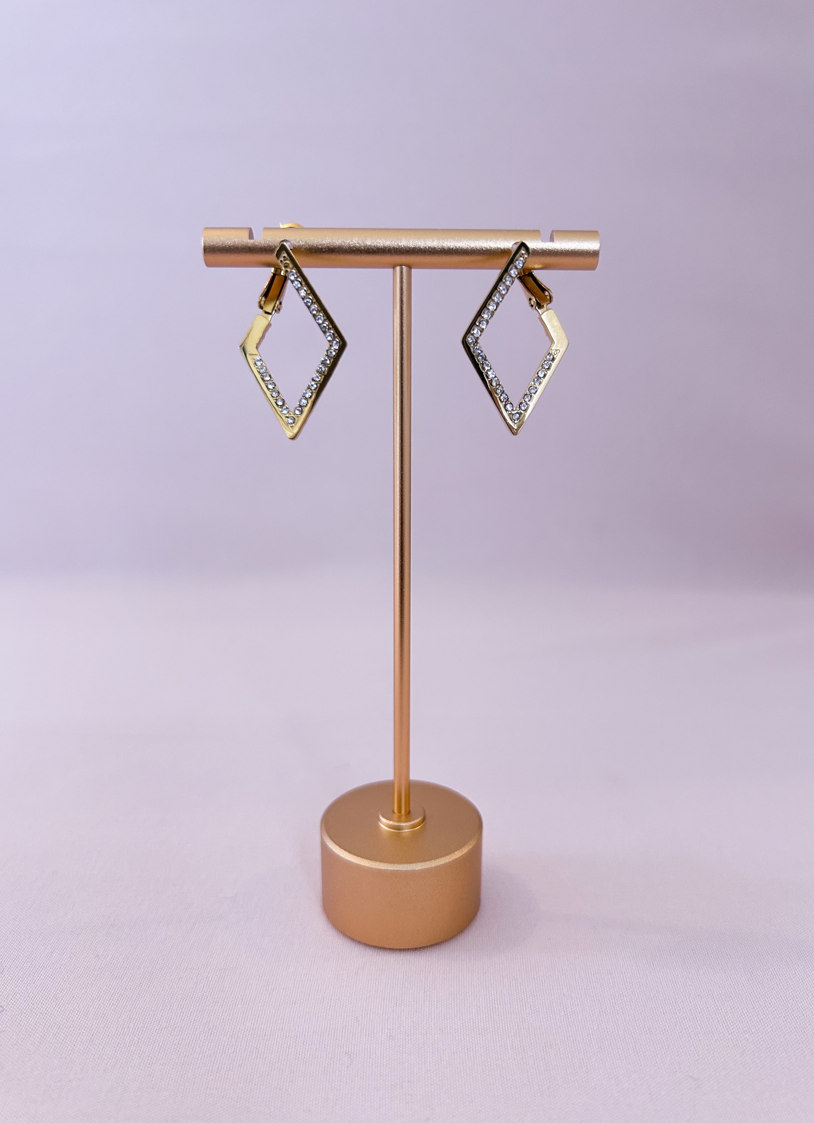 Boucles d'oreilles losange