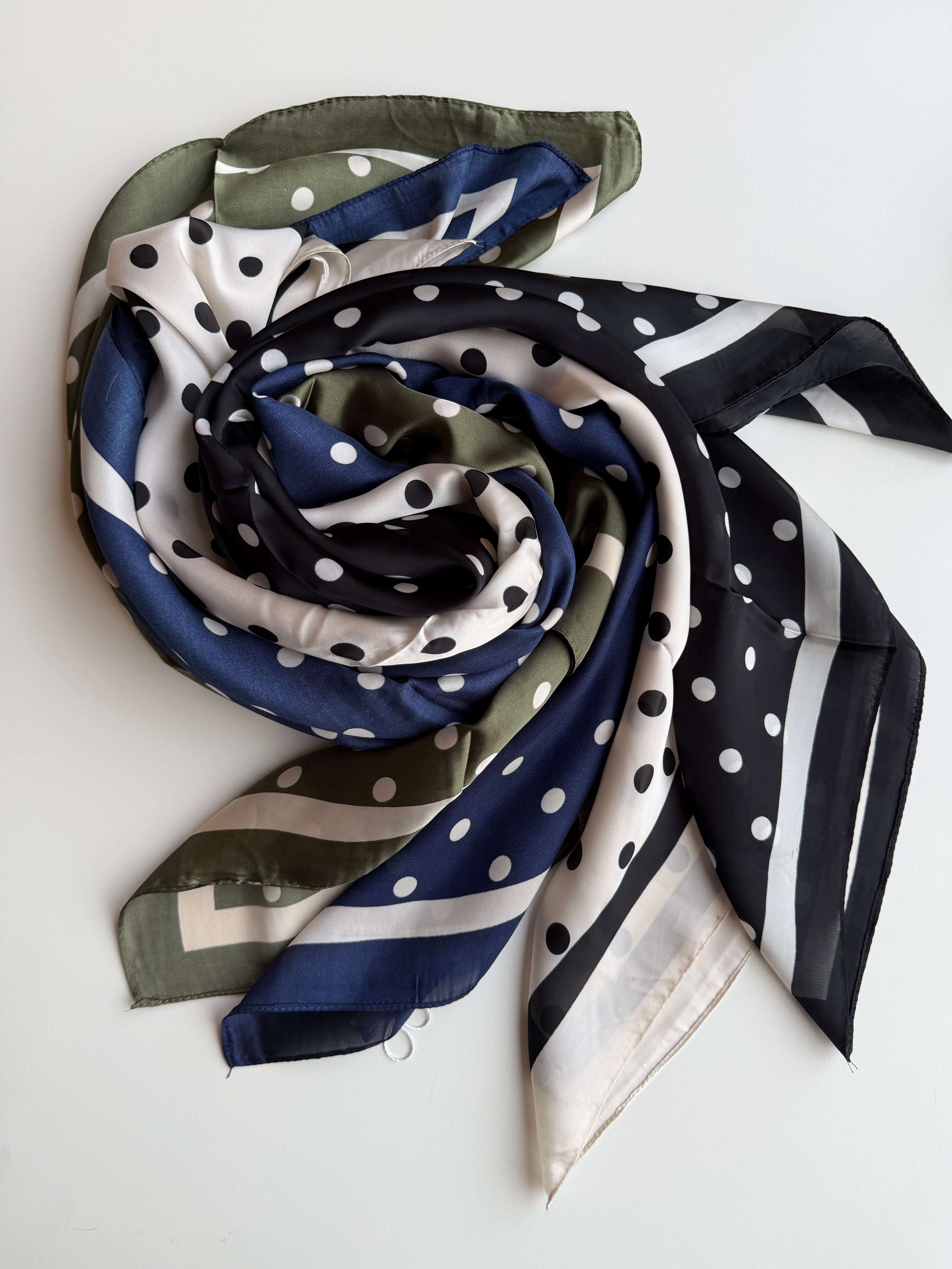 Foulard pois XL