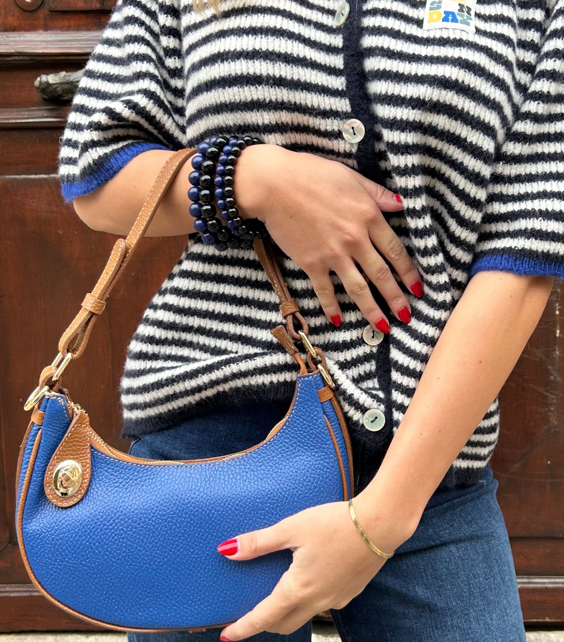 Sac à main demi-lune