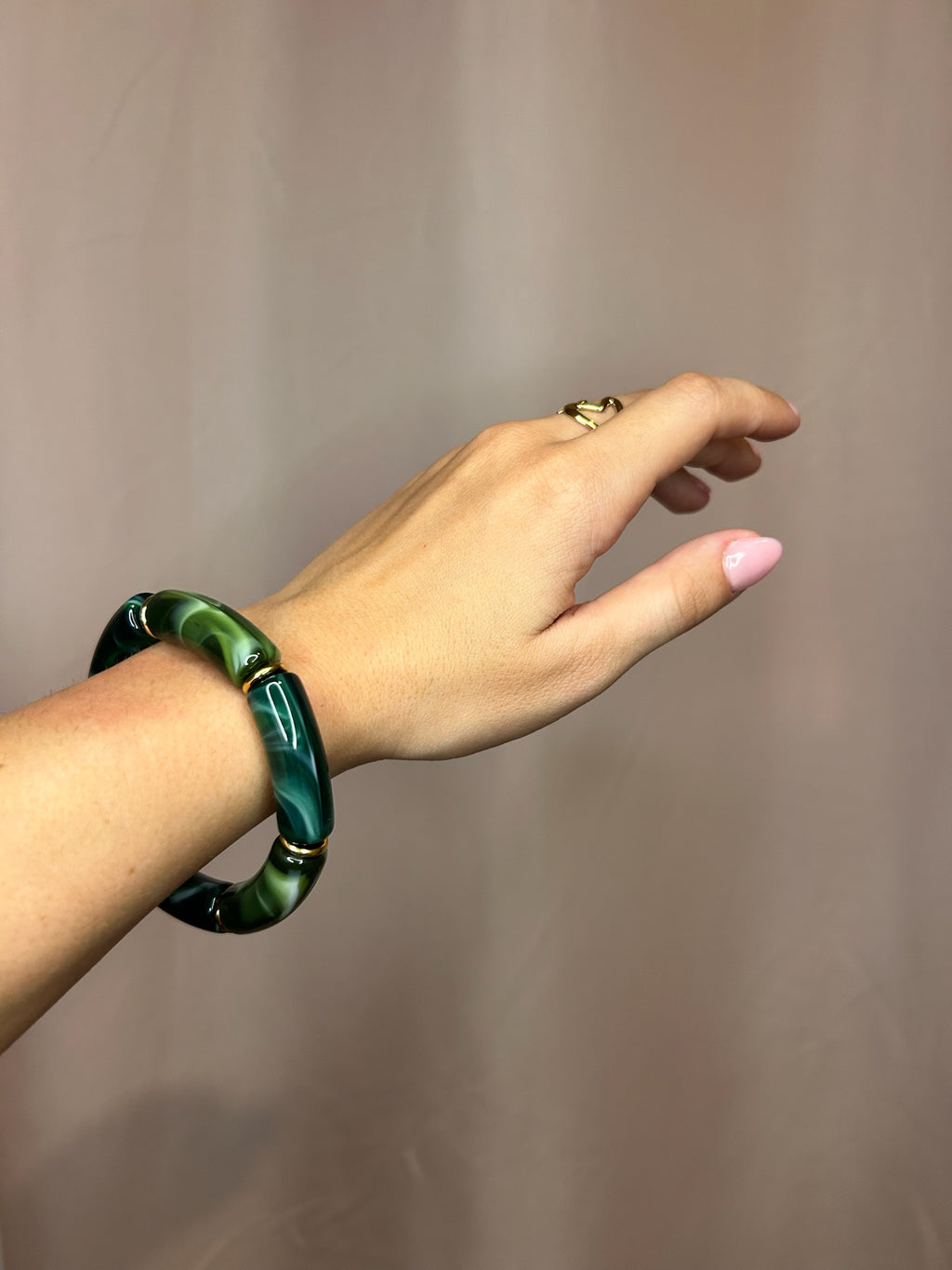 Bracelet jonc vert