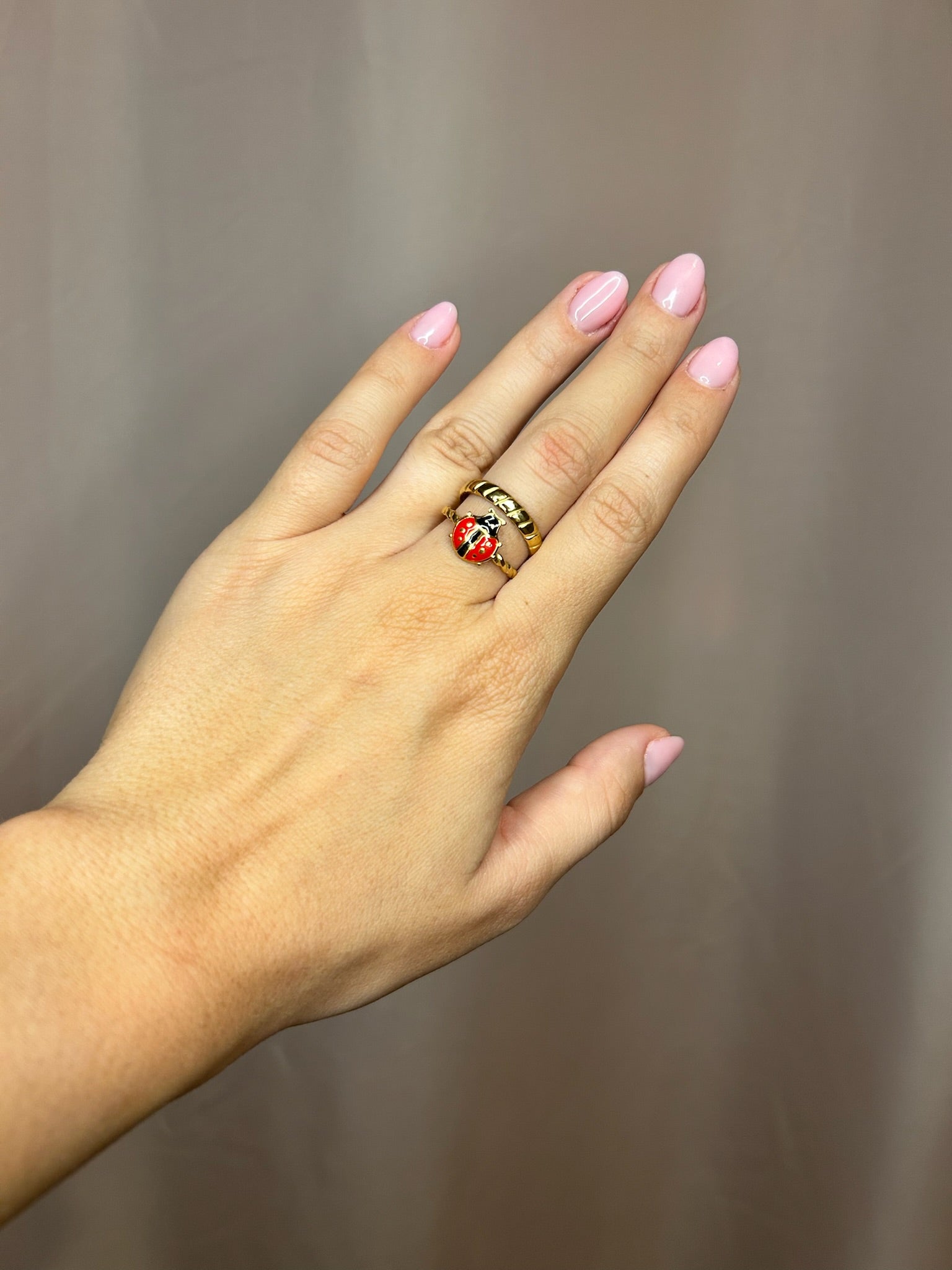 Bague  coccinelle