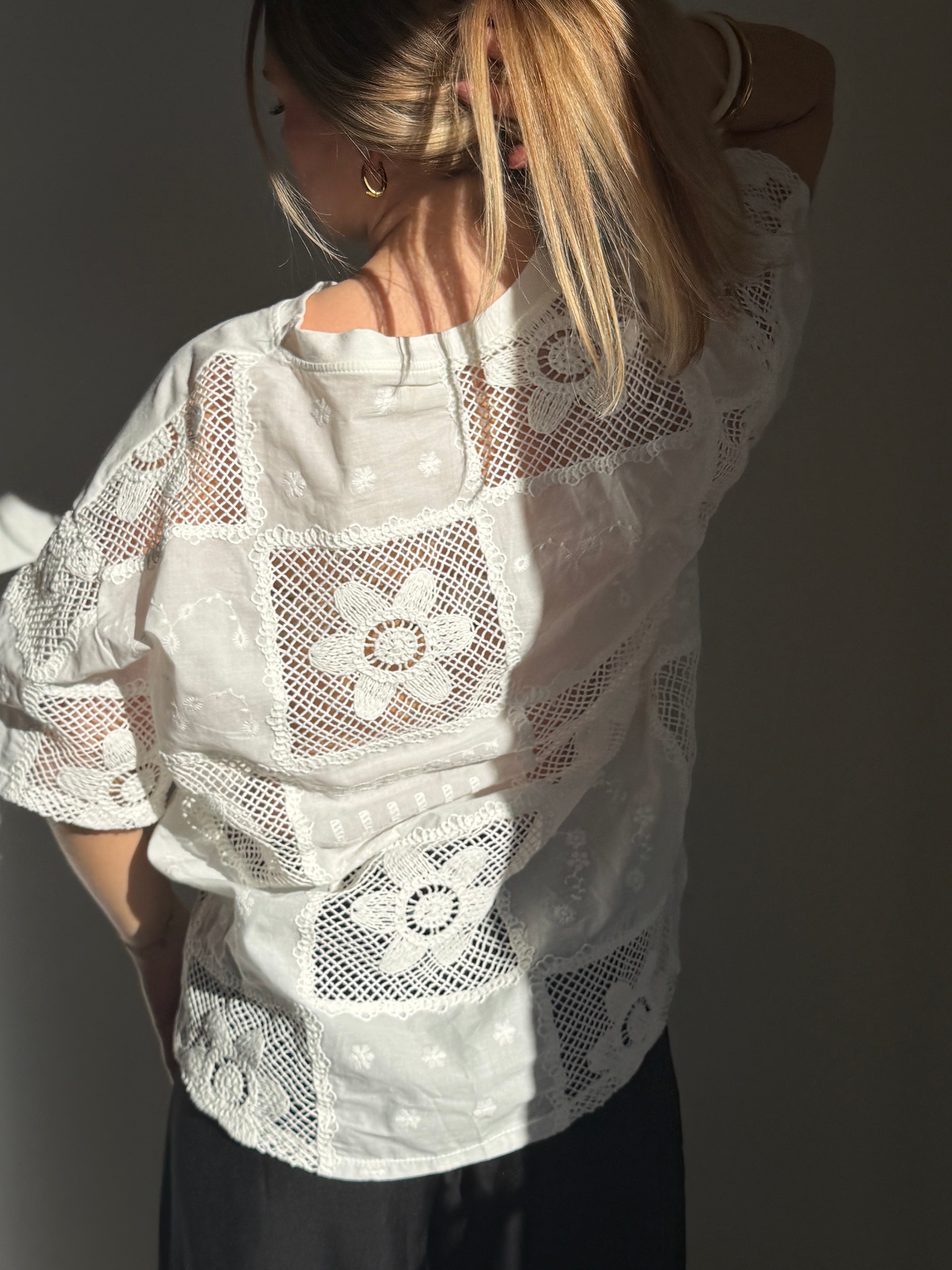 T-shirt dentelle LYANA