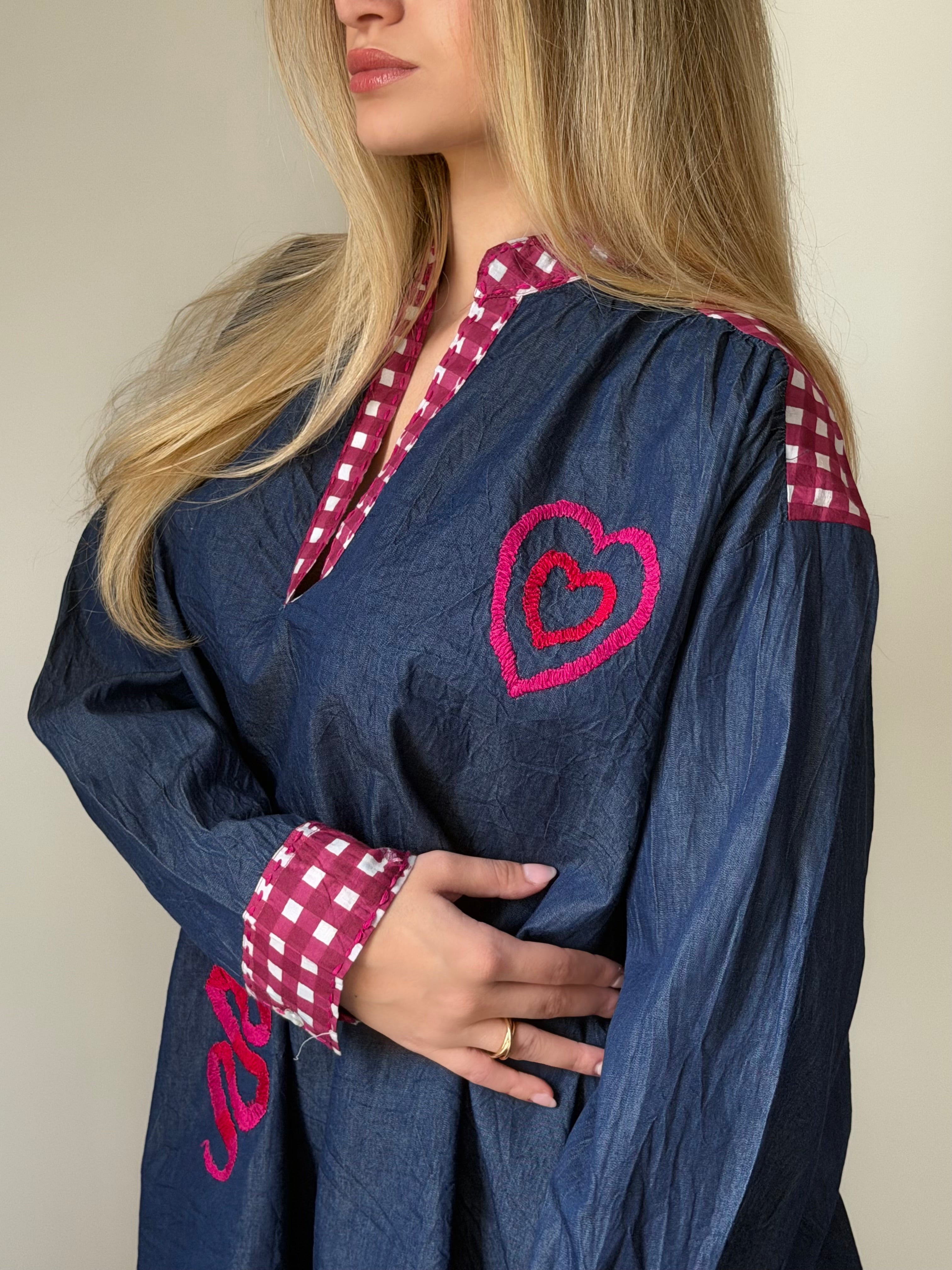 Blouse en jean CLARA