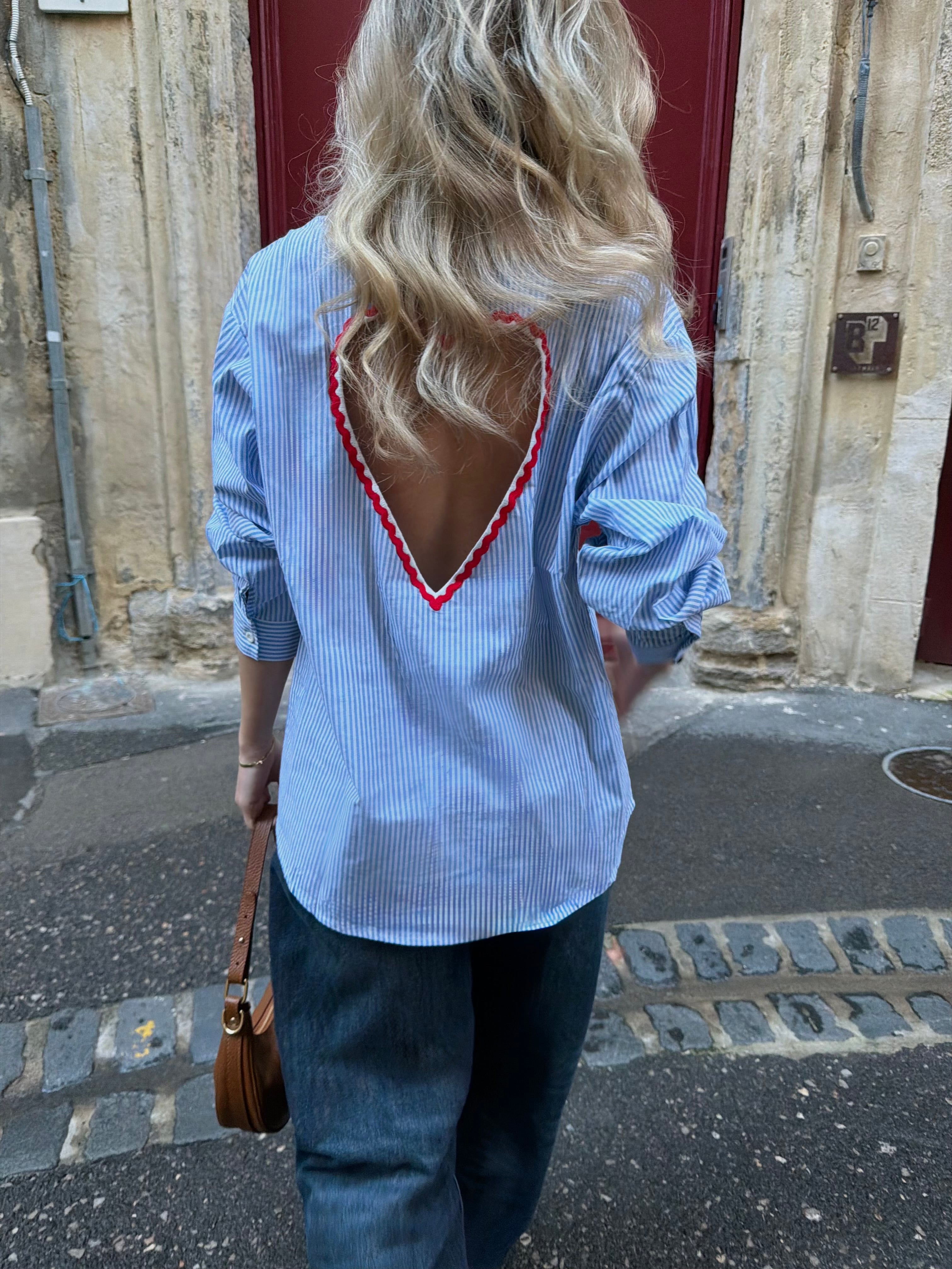 Chemise dos nu coeur