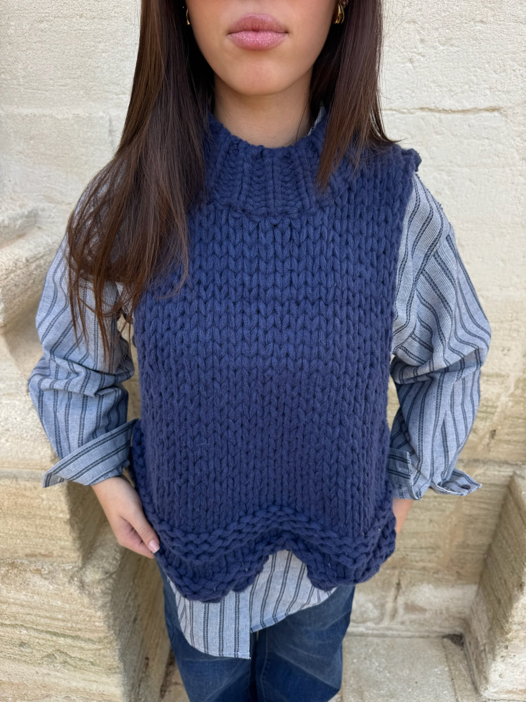 Pull sans manches
