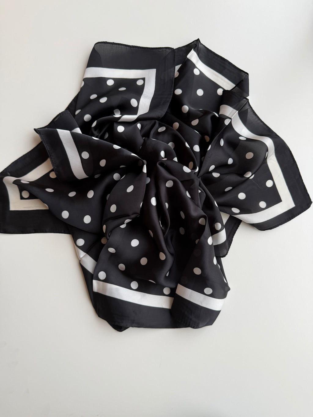Foulard pois XL