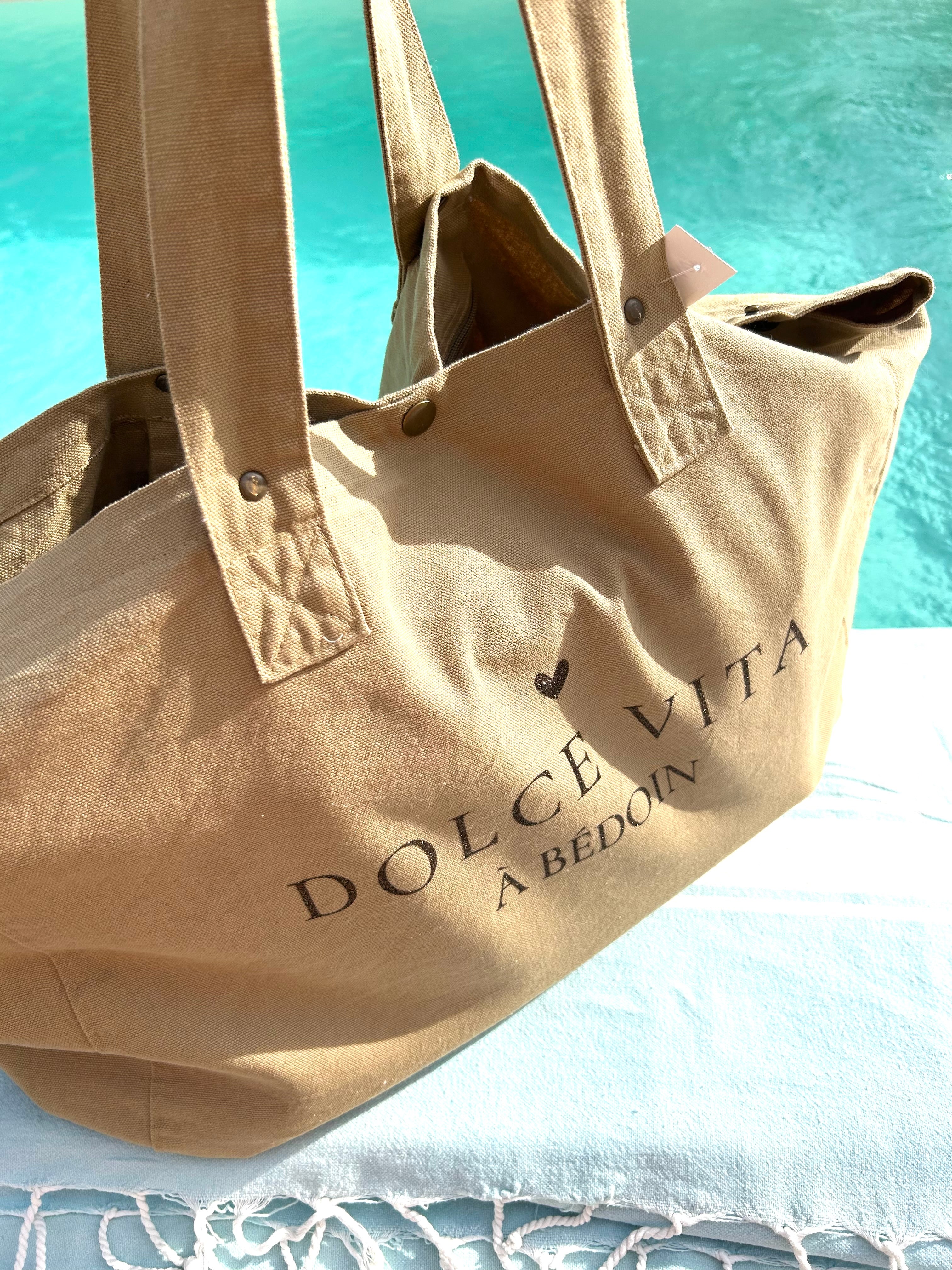 Sac cabas " Dolce vita à Bédoin"