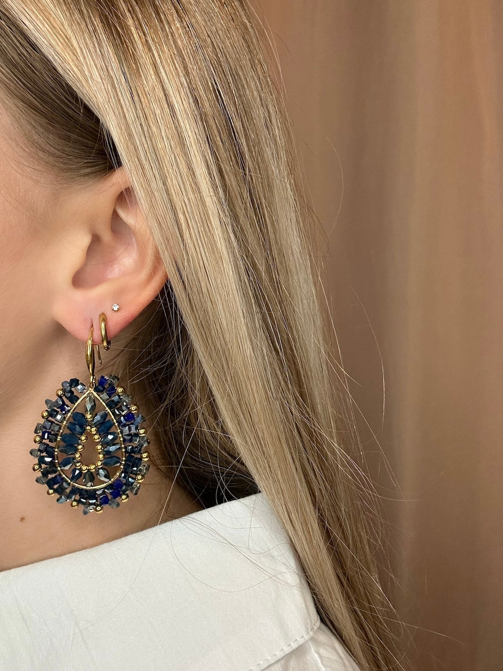 Boucles d'oreilles en perles