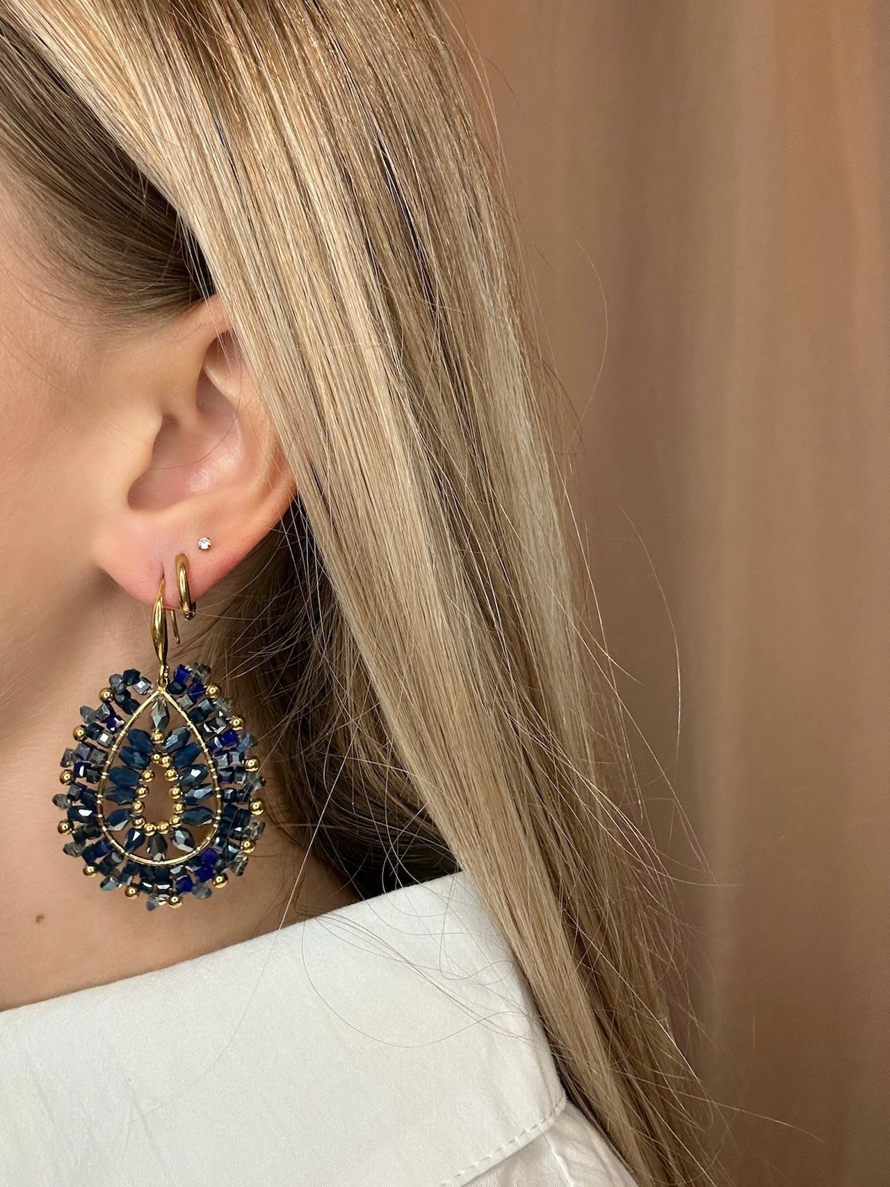 Boucles d'oreilles en perles