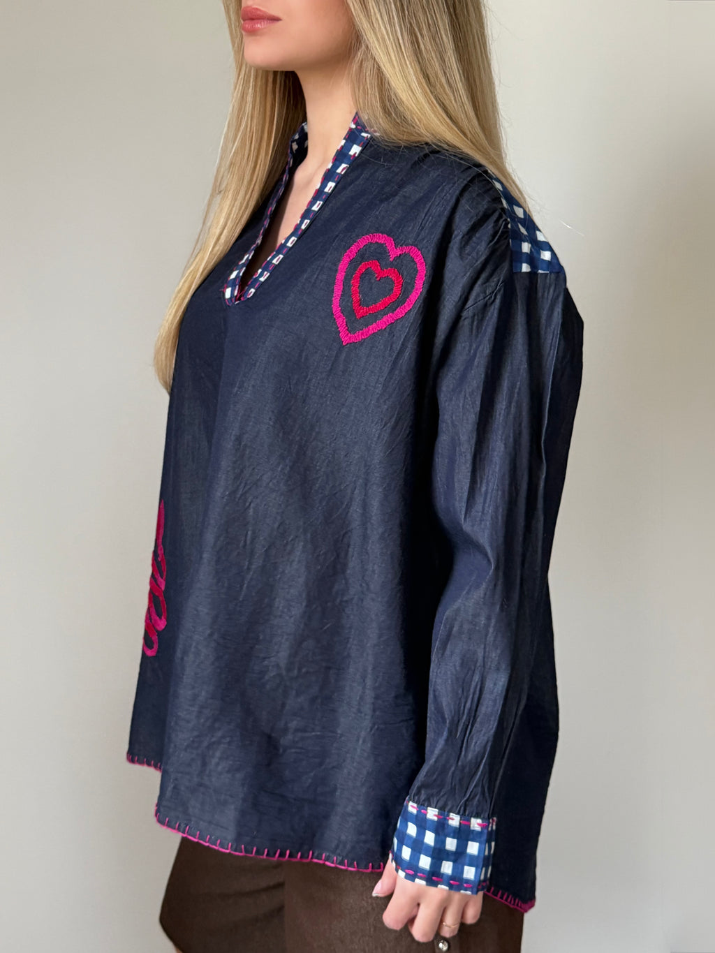 Blouse en jean ELLA