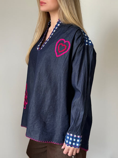 Blouse en jean ELLA