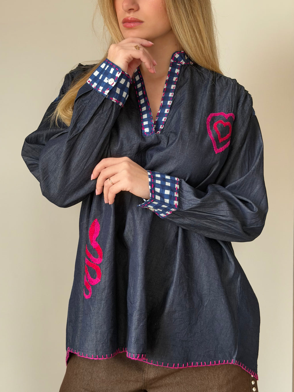 Blouse en jean ELLA