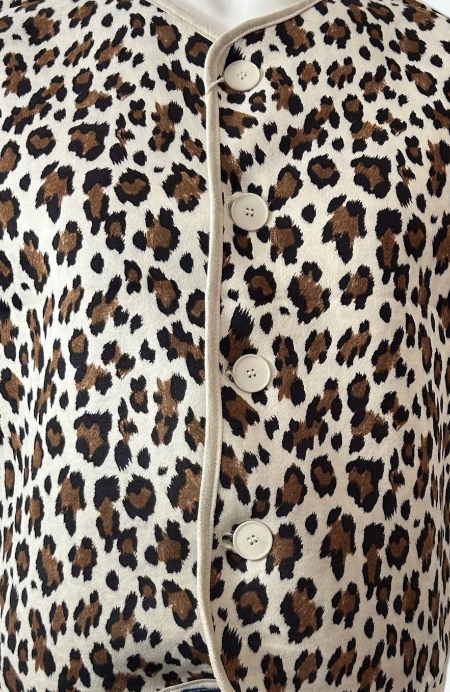 Gilet réversible Léopard