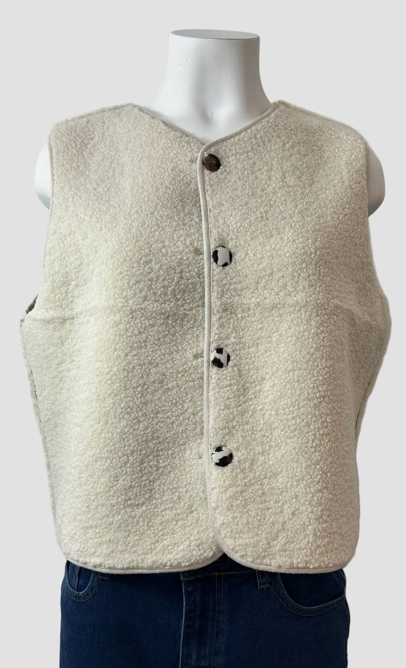 Gilet réversible Léopard