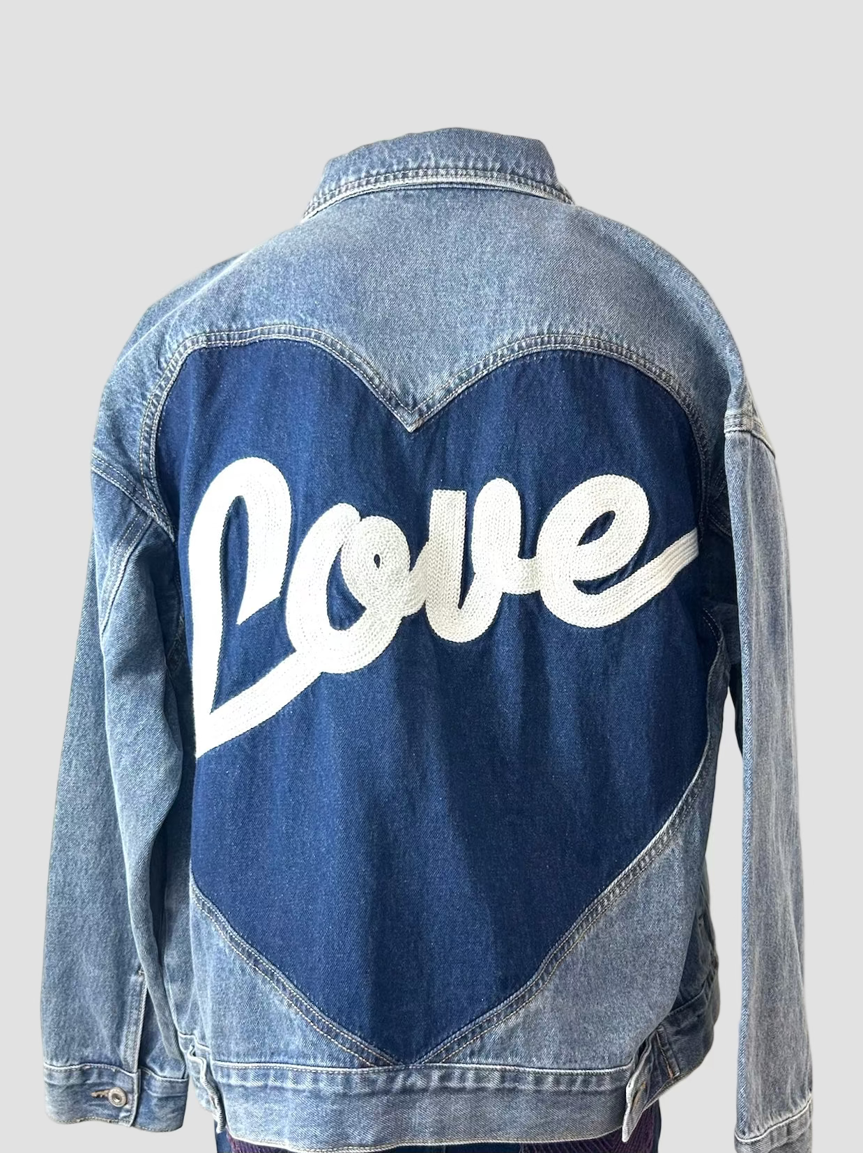 Veste en jean LOVE