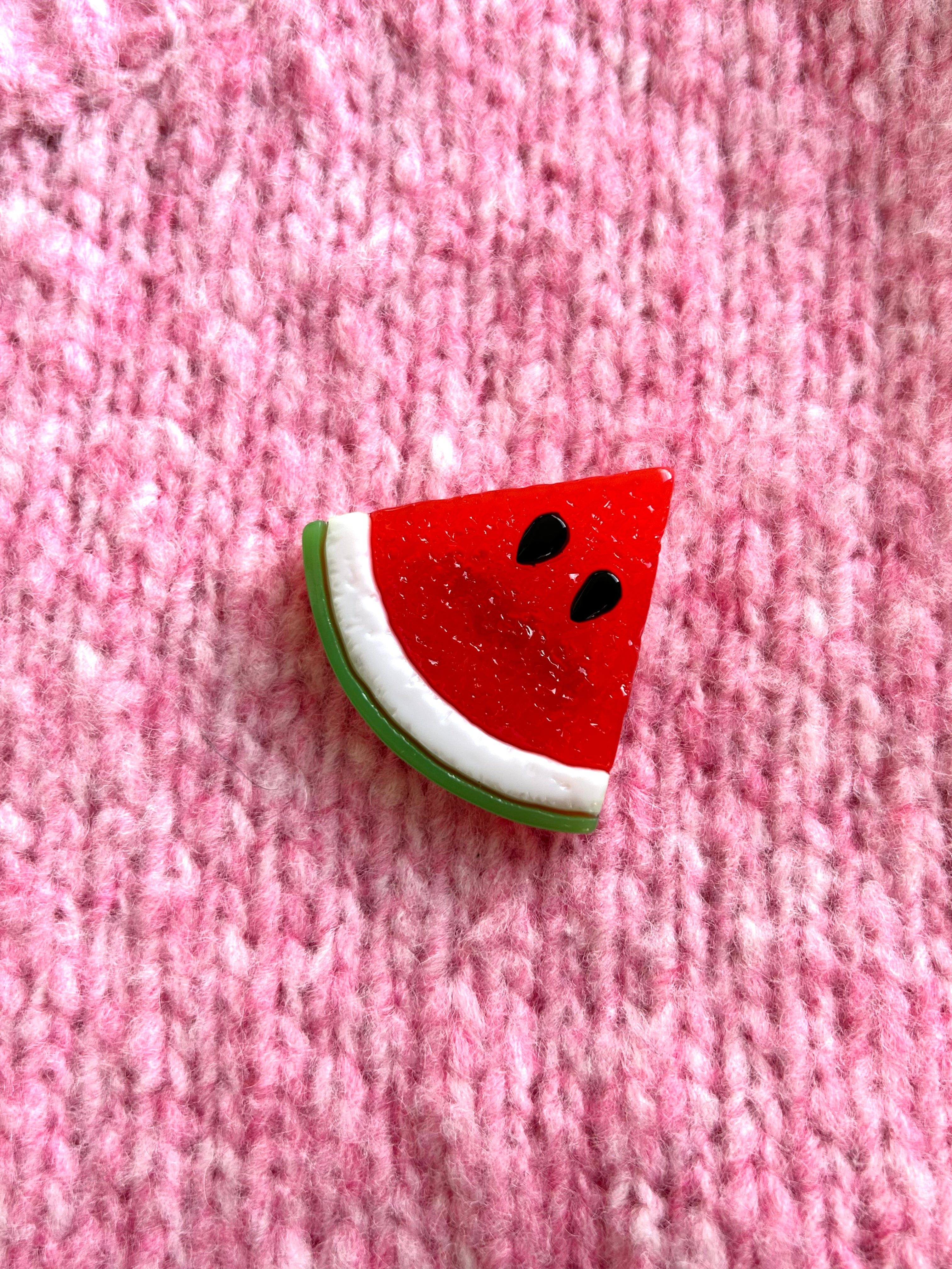 Broche pastèque