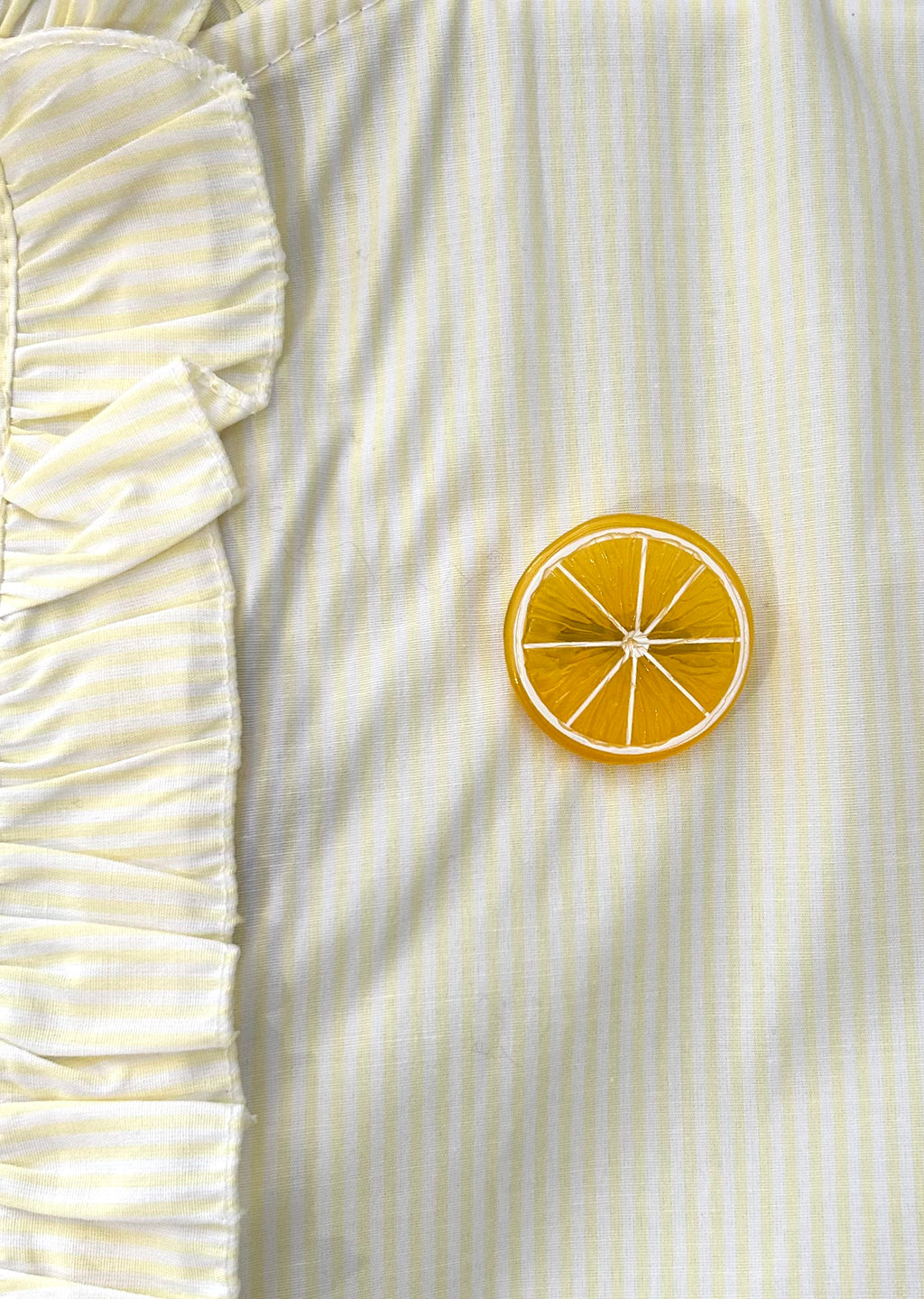 Broche citron ou orange