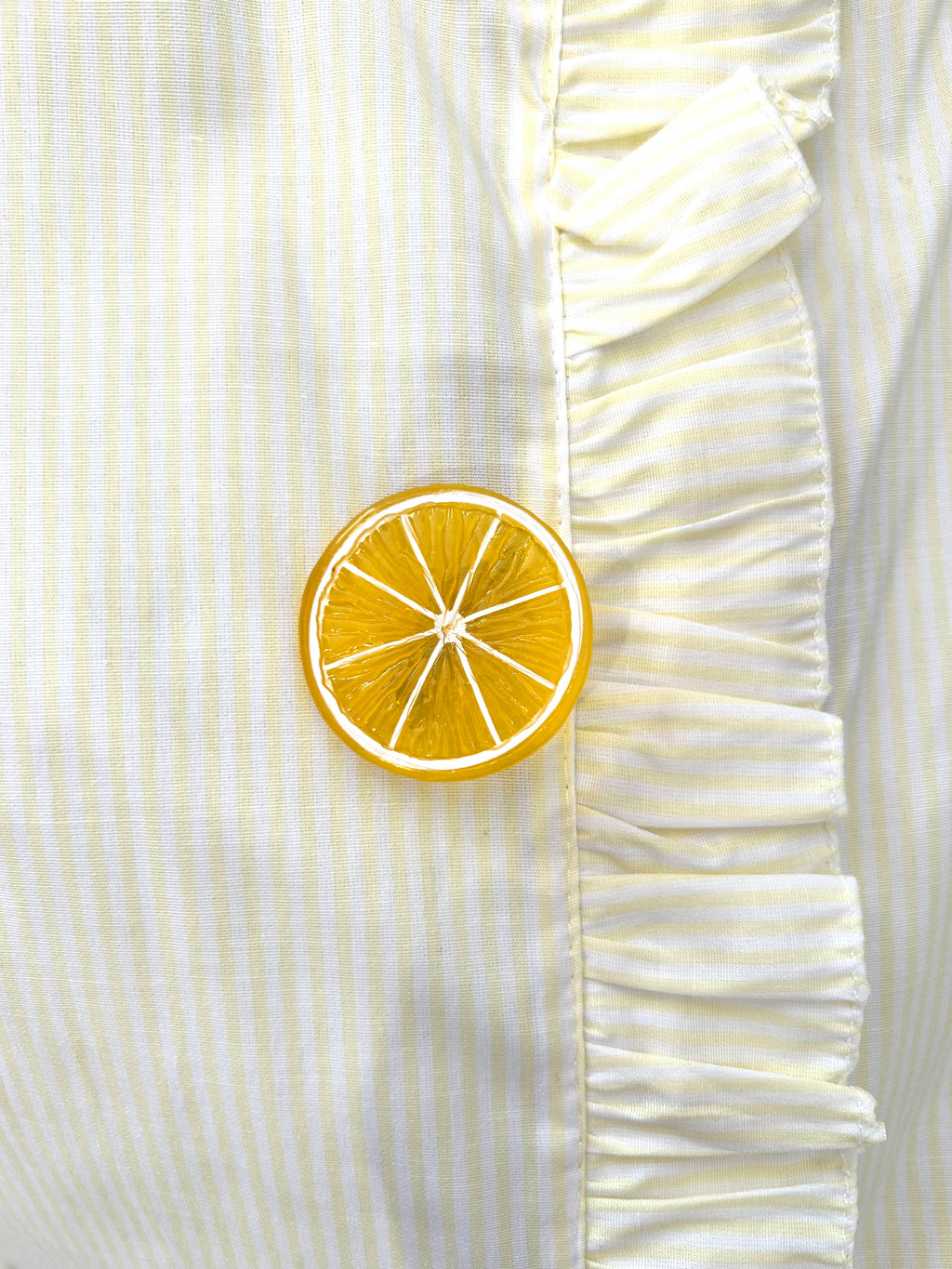 Broche citron ou orange
