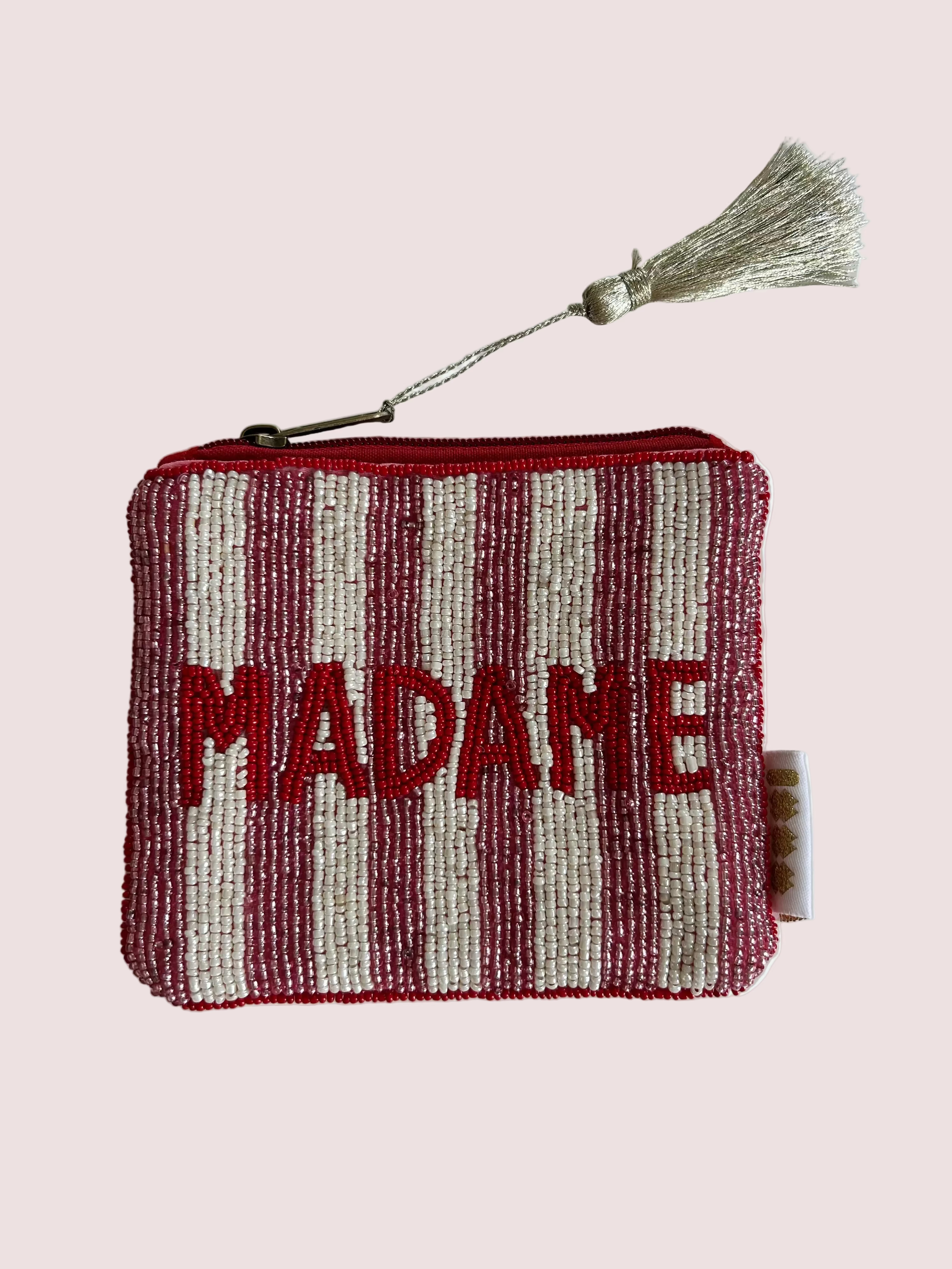 pochette tissée en perles