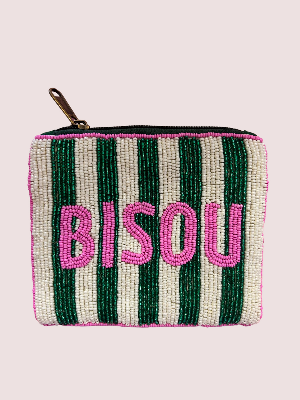 pochette tissée en perles