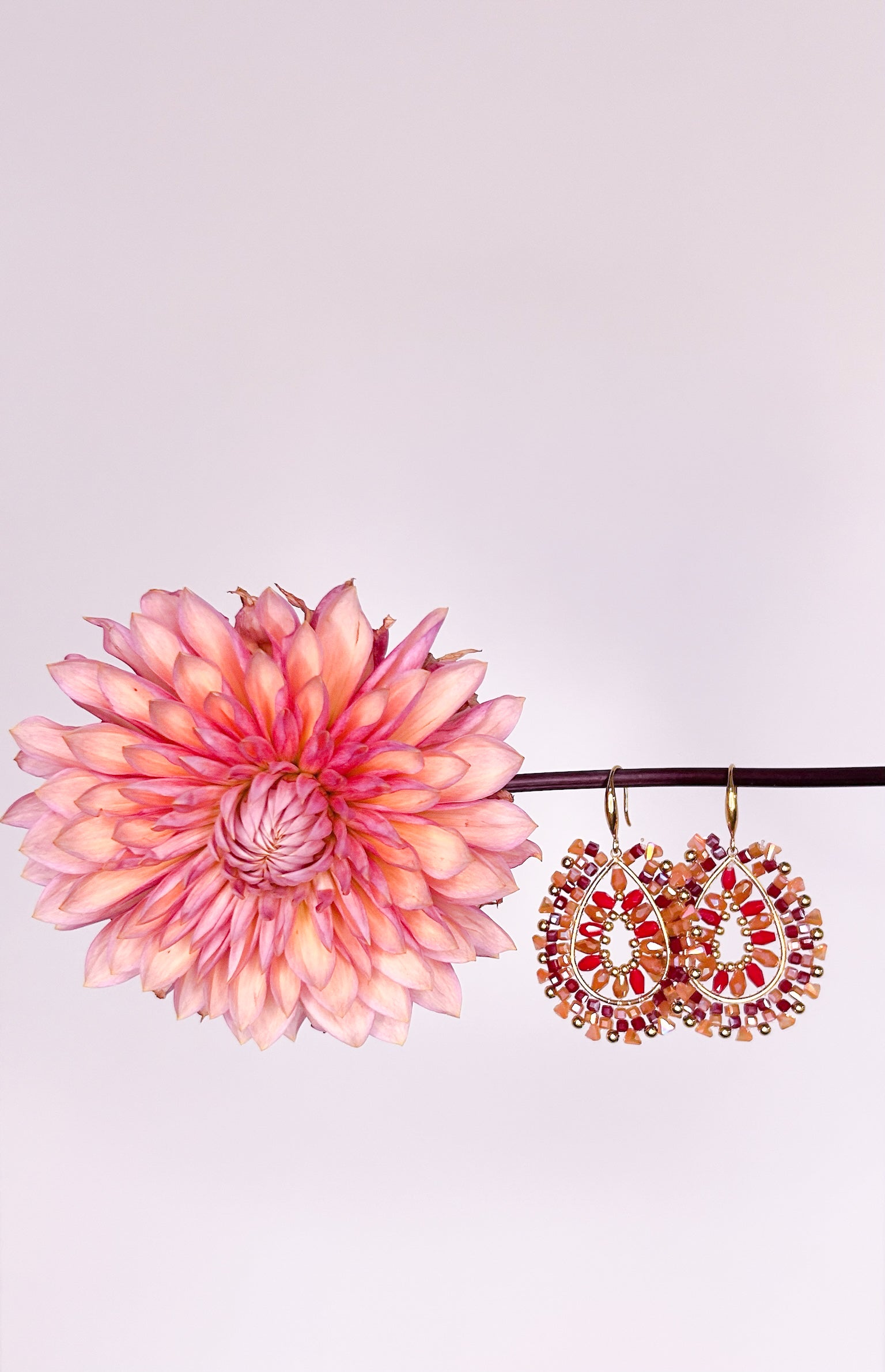 Boucles d'oreilles en perles