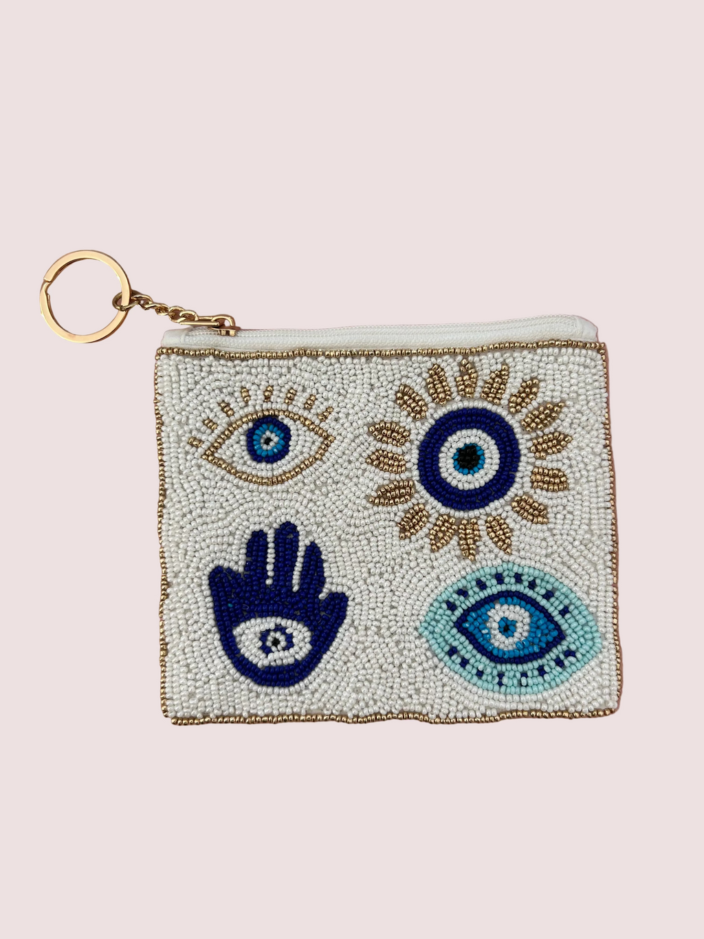 pochette tissée en perles