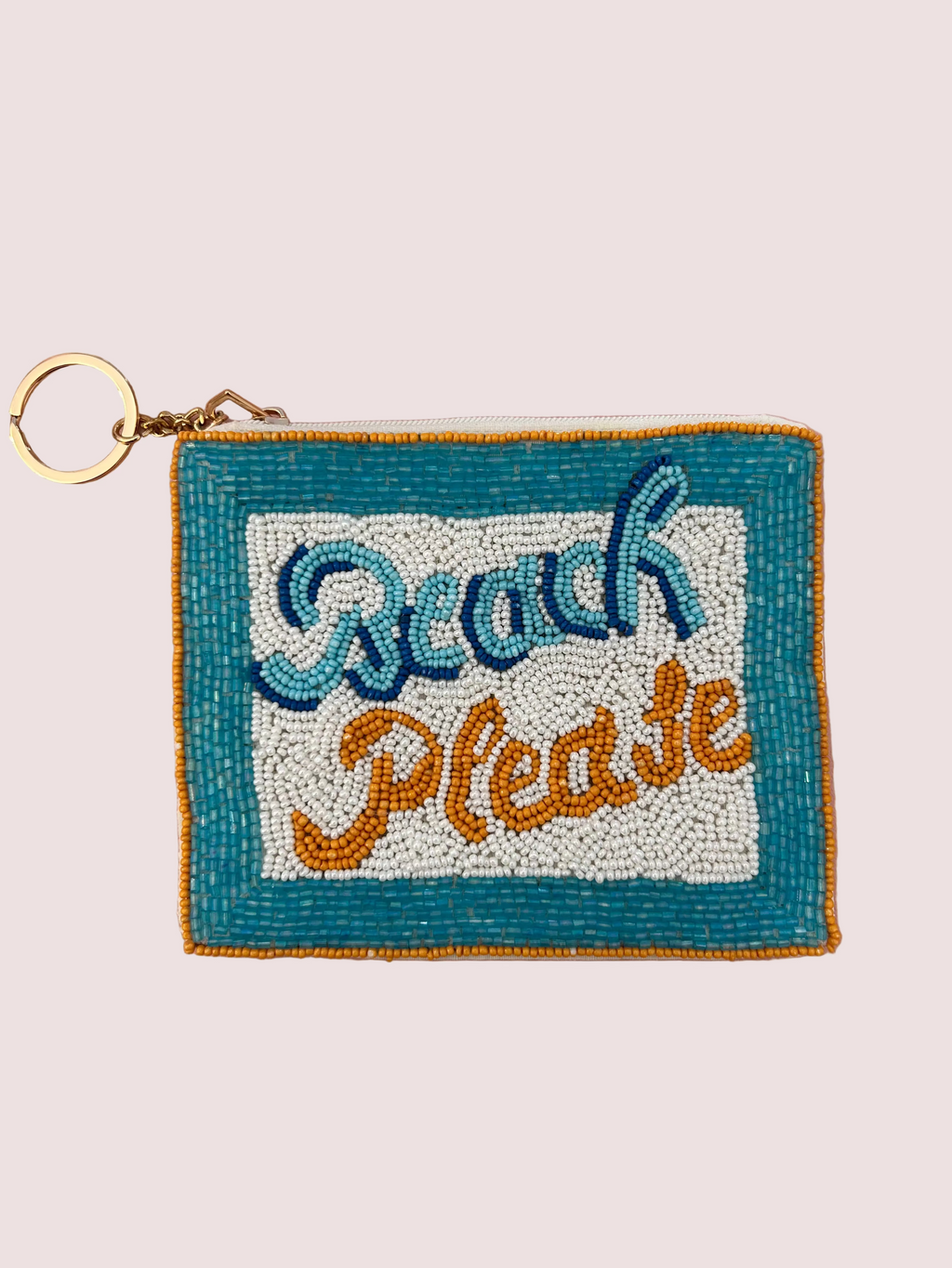 pochette tissée en perles
