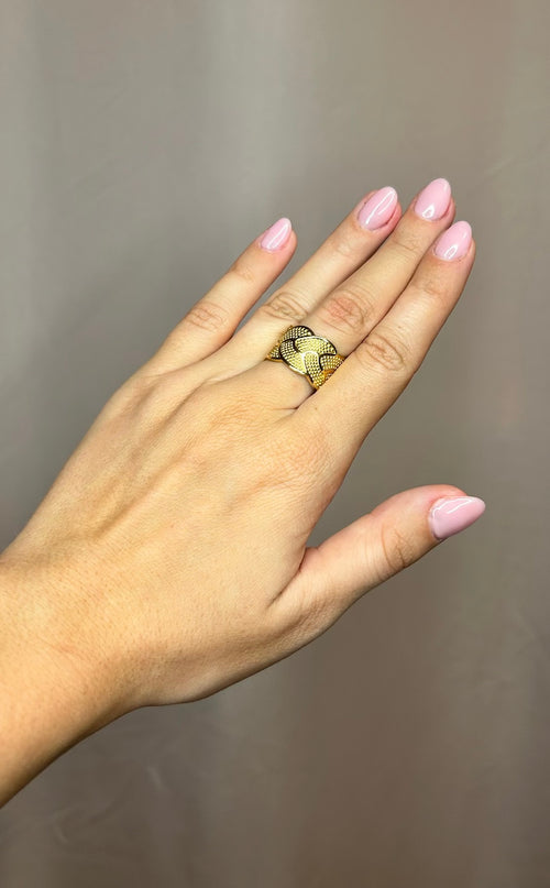 Bague tressée