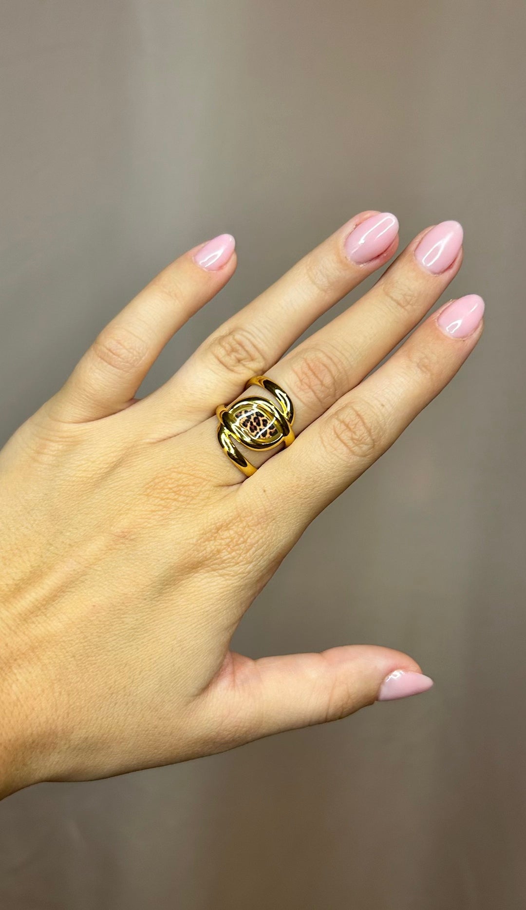 Bague léopard