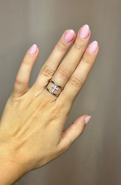Bague croix