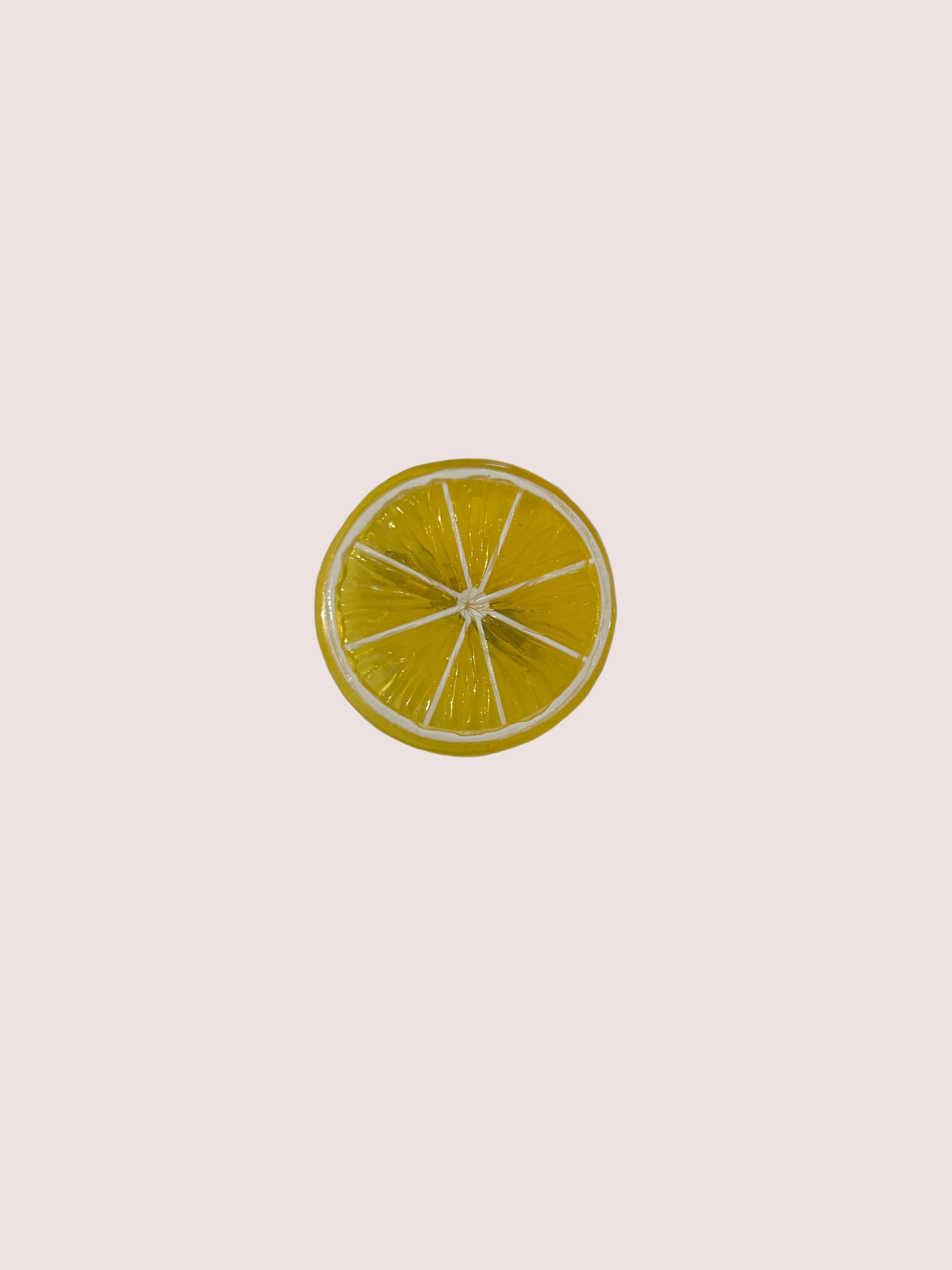 Broche citron ou orange