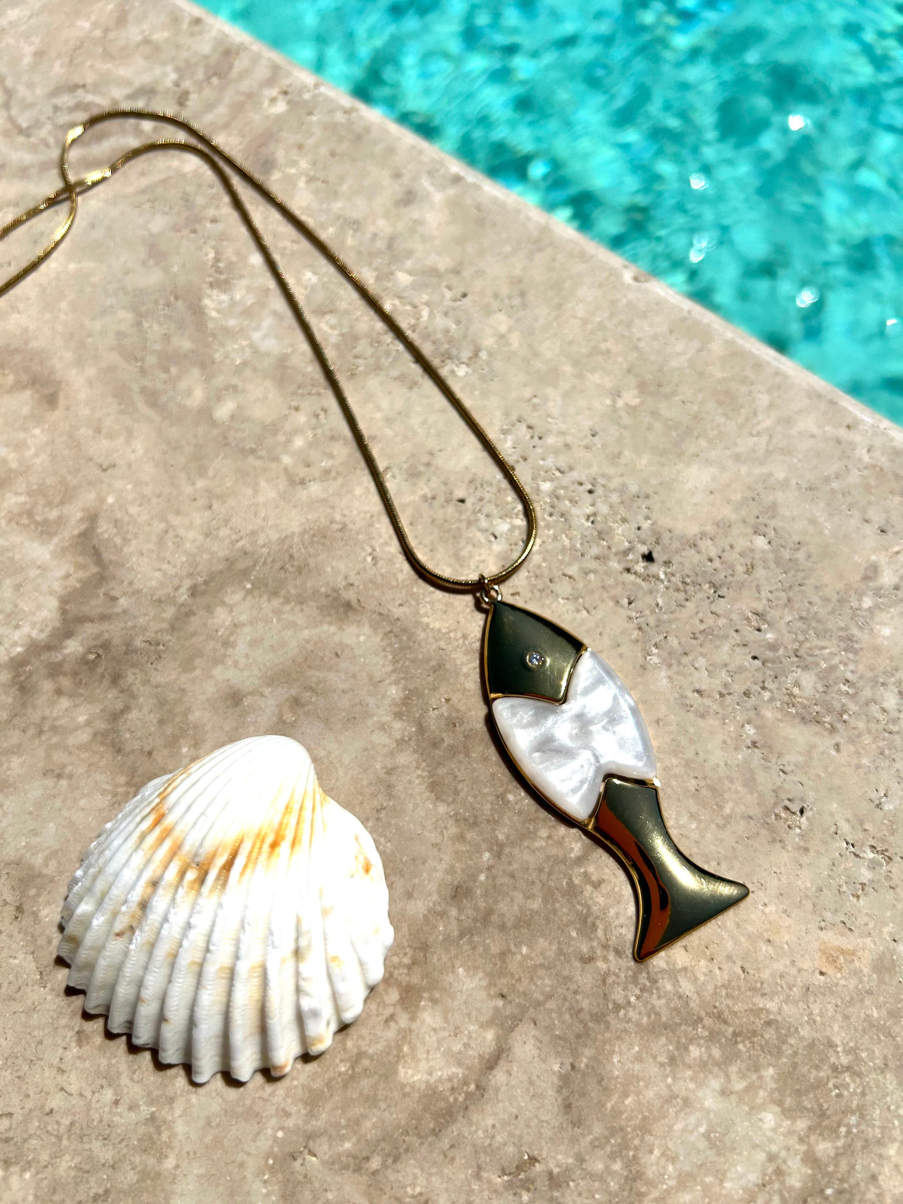 Collier sautoir GOLDFISH