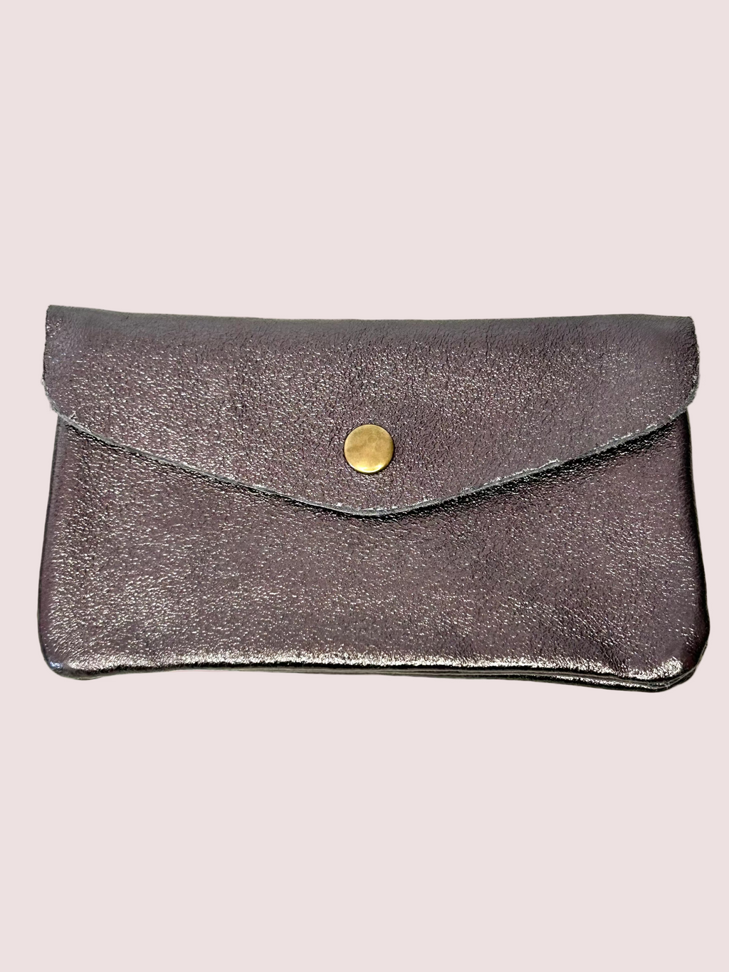 Porte-monnaie en cuir irisé
