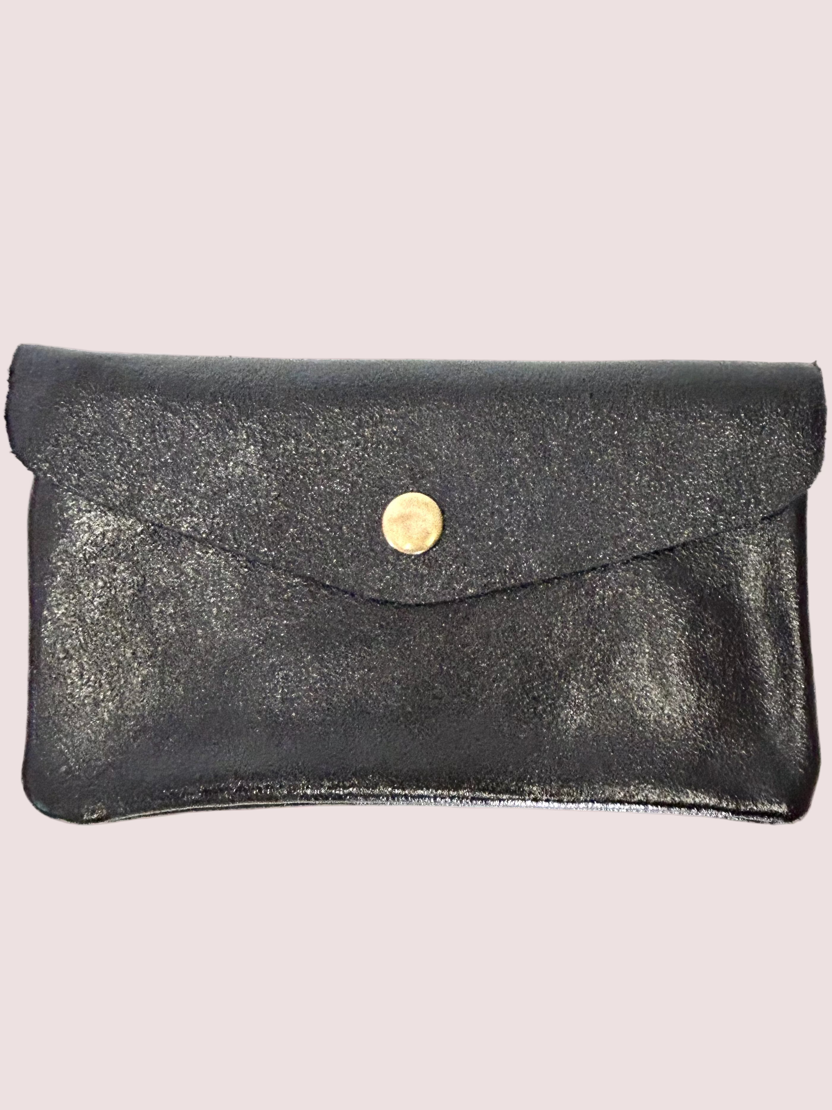 Porte-monnaie en cuir irisé